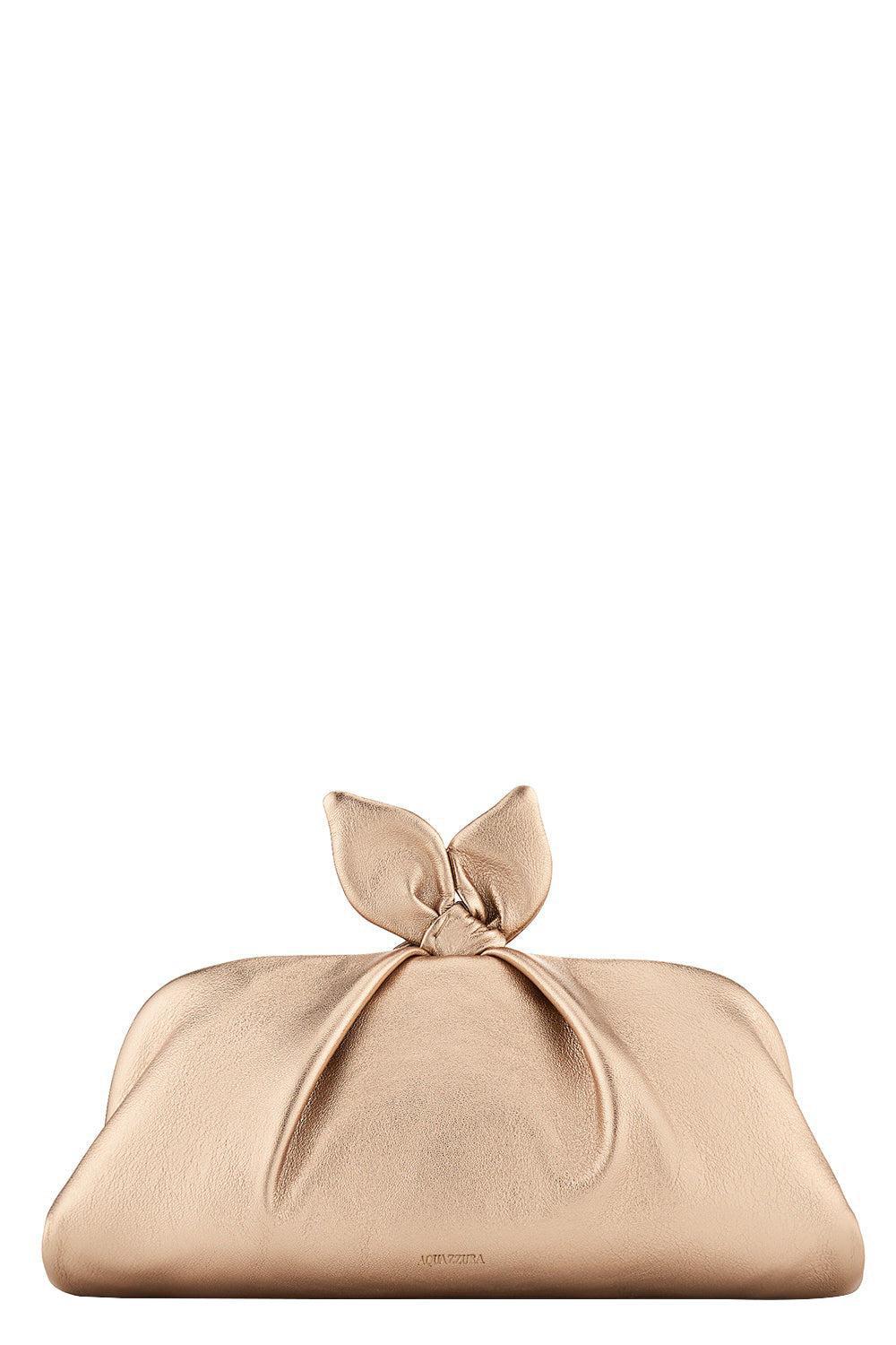 Bow Tie Clutch - Light Copper Gold