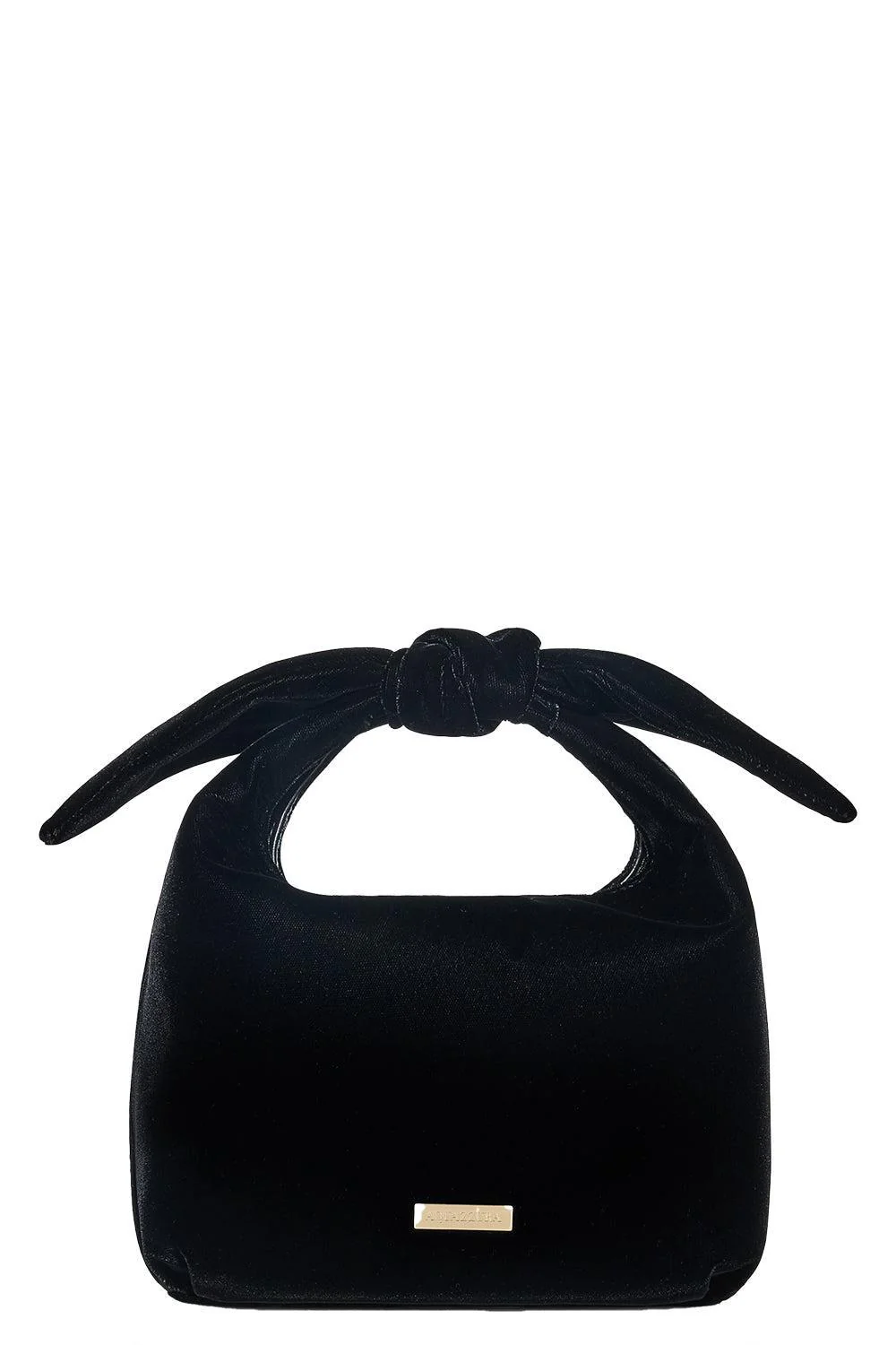 Bow Tie Hobo Mini Bag - Black Light Gold