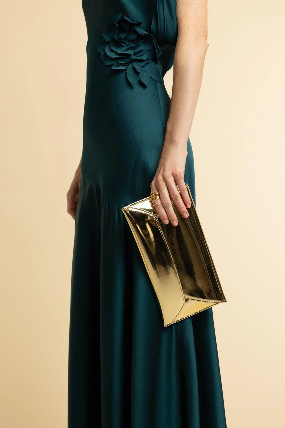 Envelope Clutch - Soft Gold - Image 2