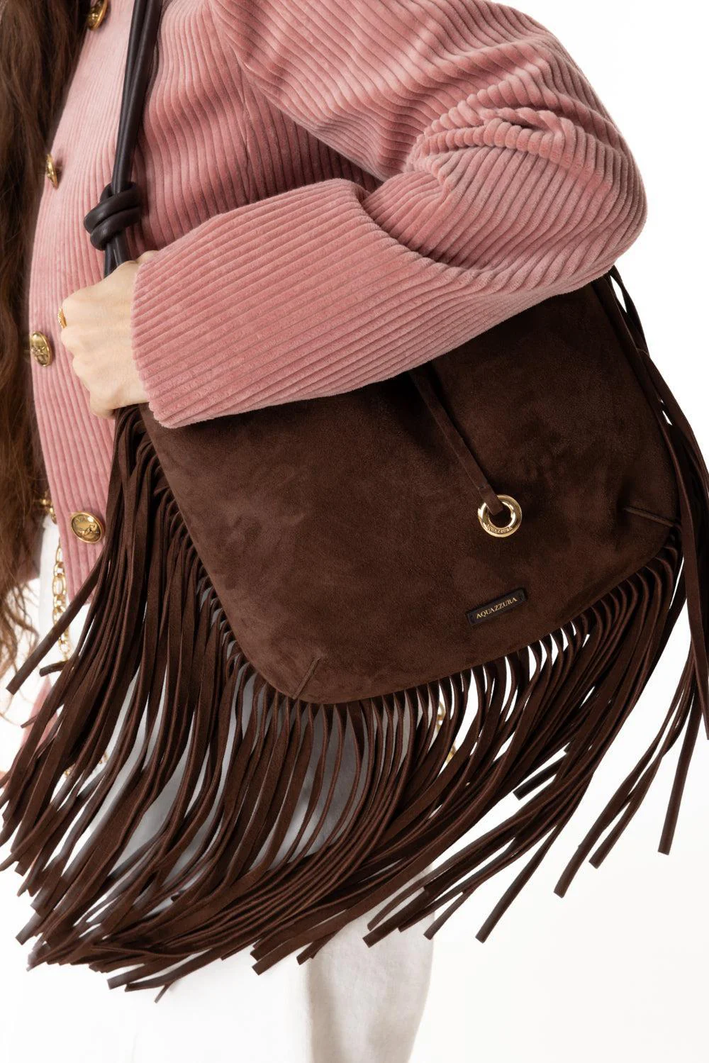 GYTANE HOBO BAG - ESPRESSO LIGHT GOLD - Image 4