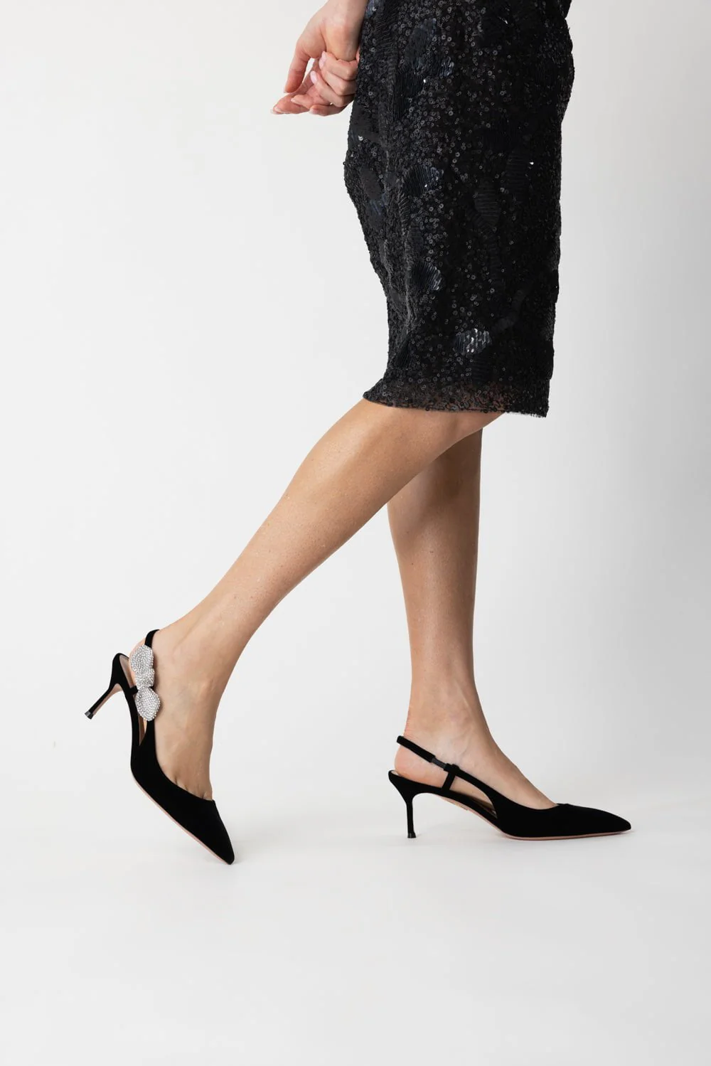 Very Bow Tie Crystal Pump - Image 2