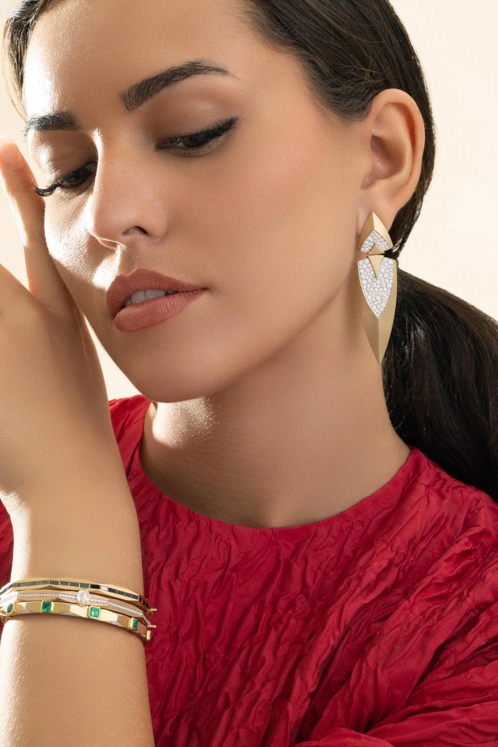 The Masai Spear Earrings - Image 2