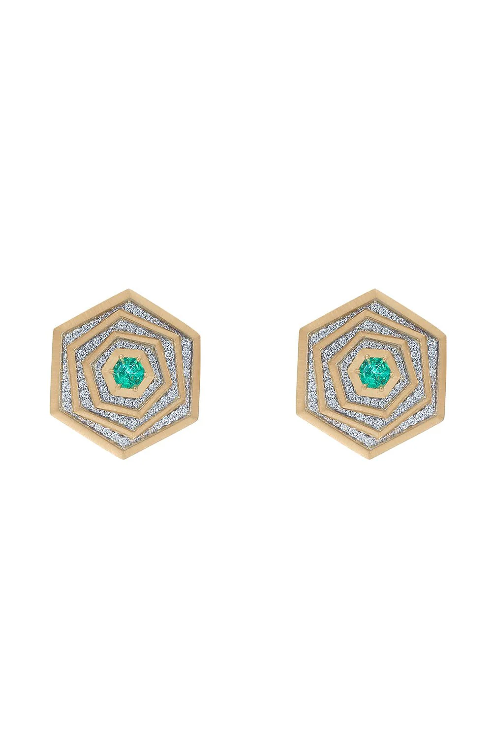 Emerald Diamond Shapeshifter Earrings