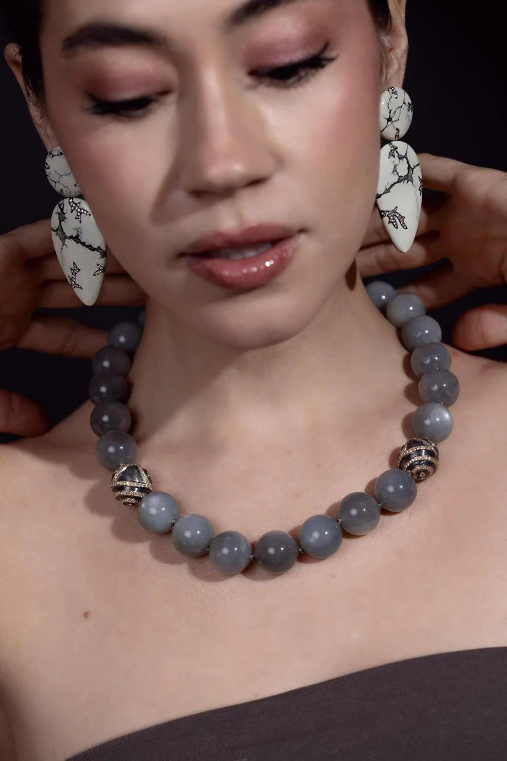 Gray Moonstone Necklace - Image 2