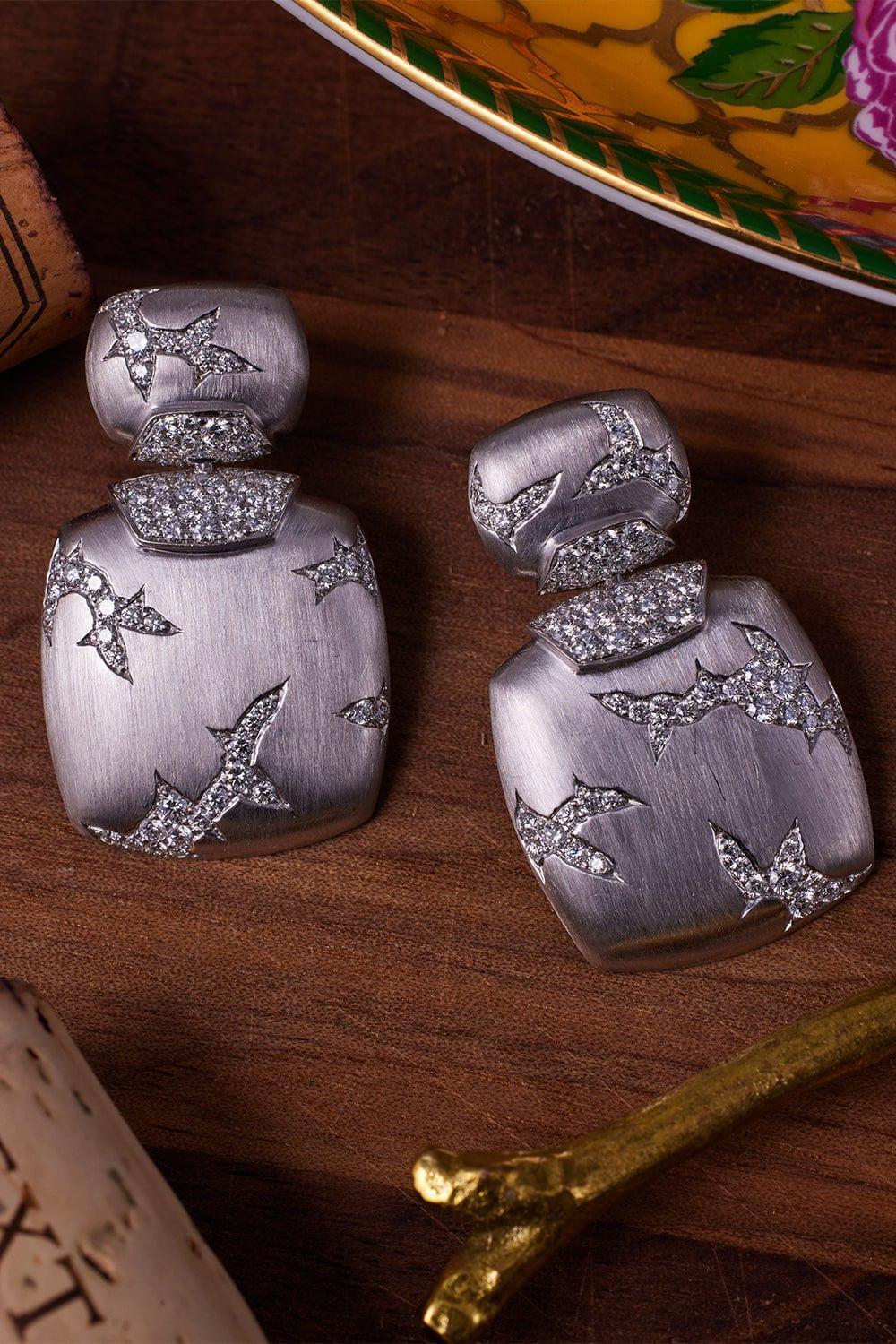Lightening In A Square Earrings - Image 5