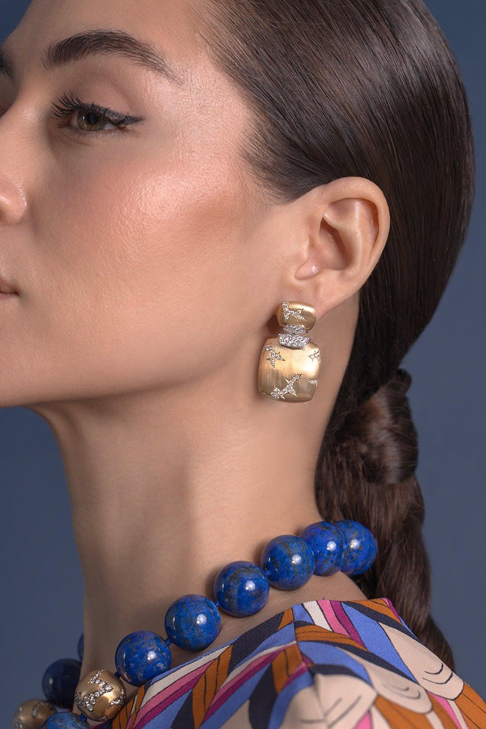 Lightening In A Square Earrings - Image 3