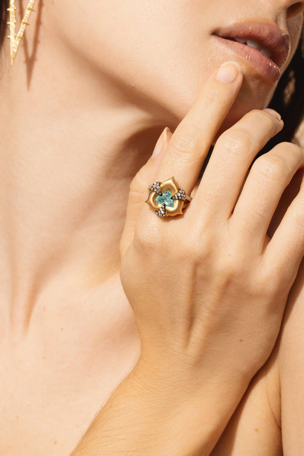 Paraiba Triangle Ring - Image 3