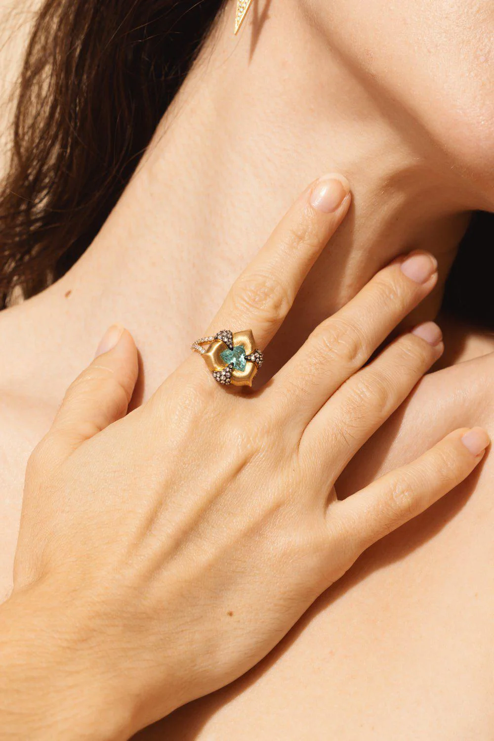Paraiba Triangle Ring - Image 4