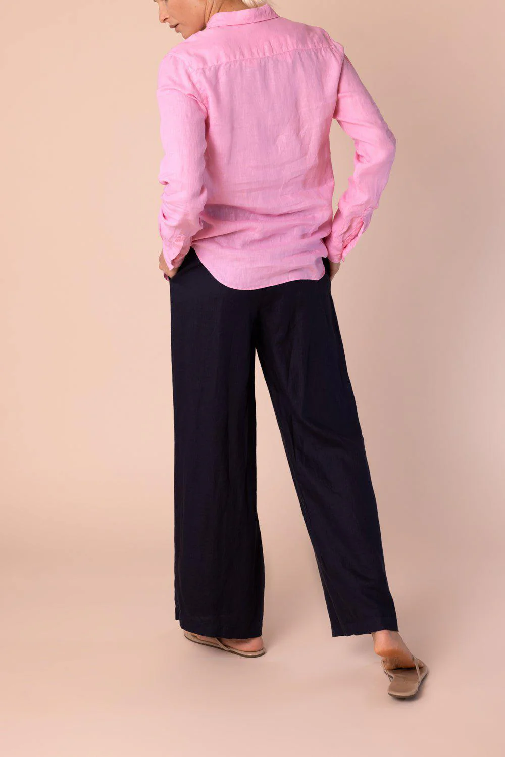 Long Sleeve Button Down Shirt - Peonia - Image 4