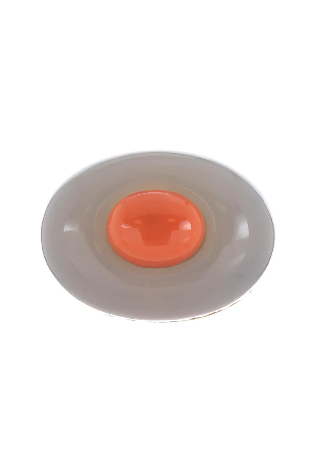 Angel Skin Coral Diamond Pinky Ring