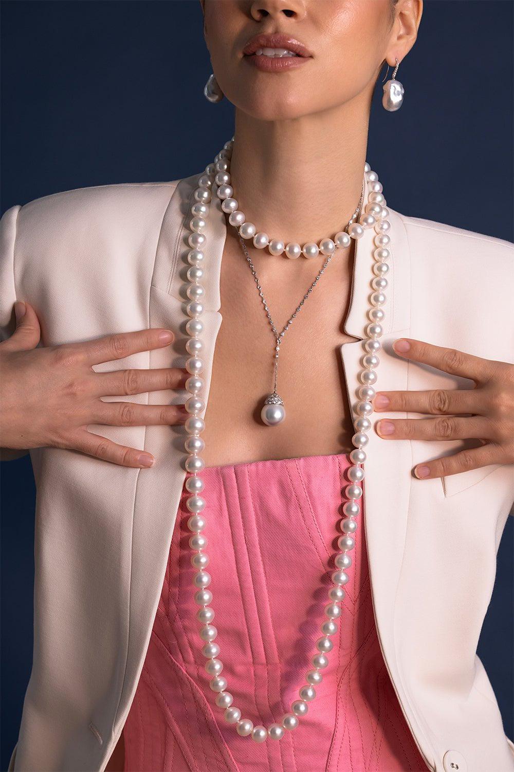 Button South Sea Pearl Necklace - Image 5
