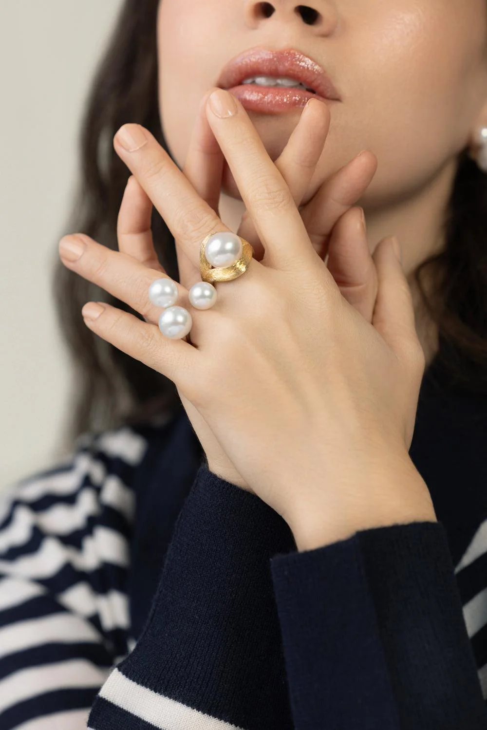 Contemporary Pearl Ring - Image 3