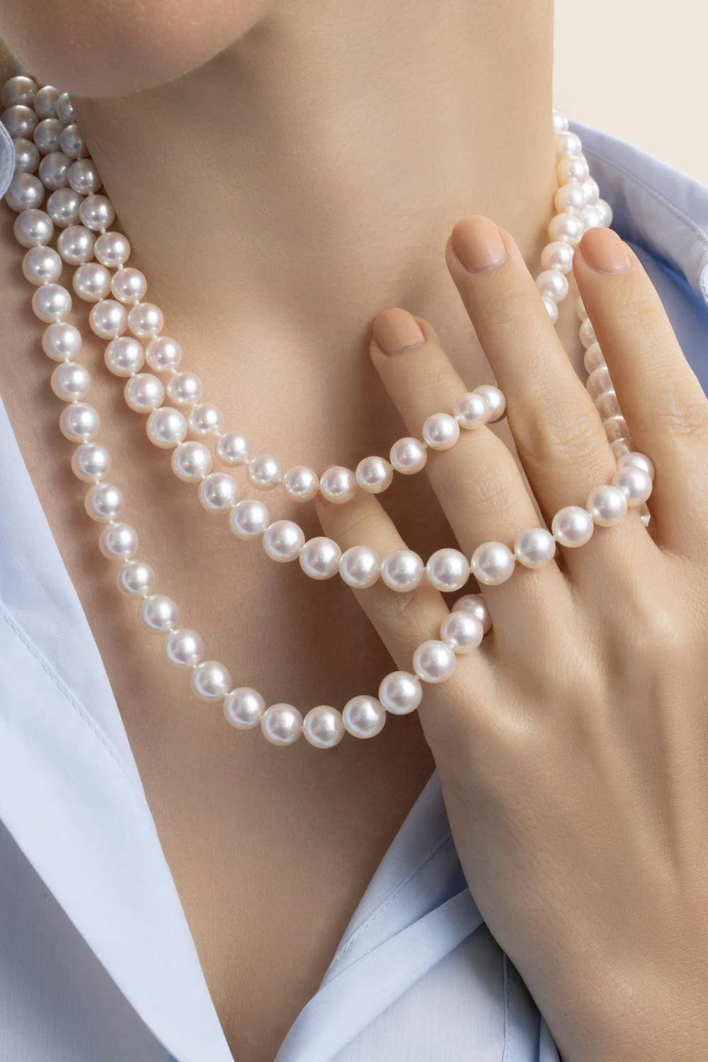 Japanese Akoya Pearl Necklace - Image 2