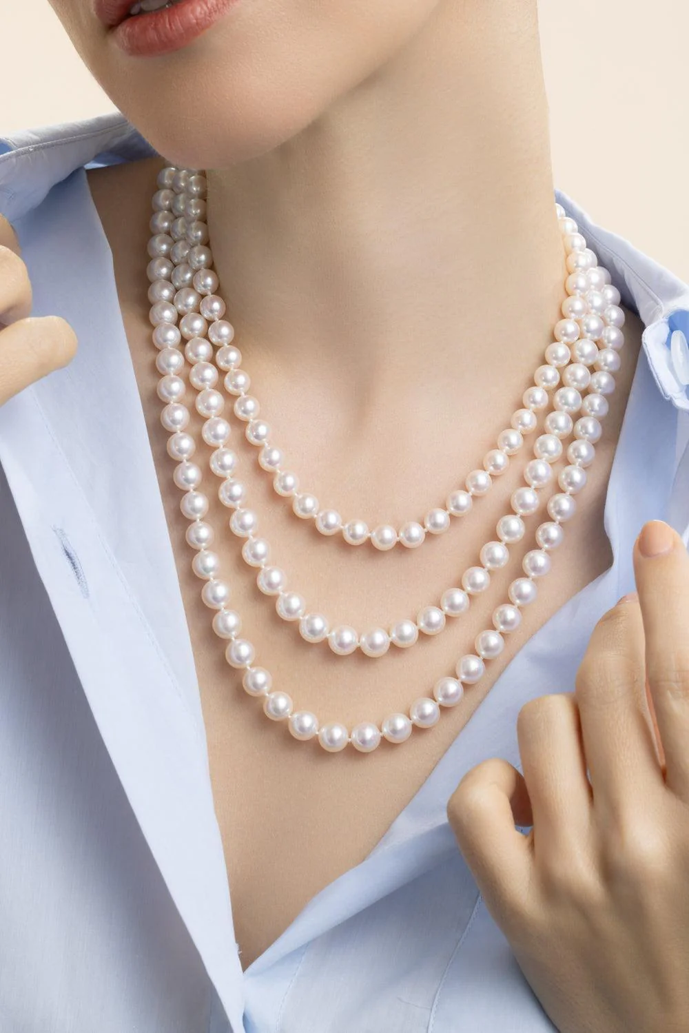 Japanese Akoya Pearl Necklace - Image 3
