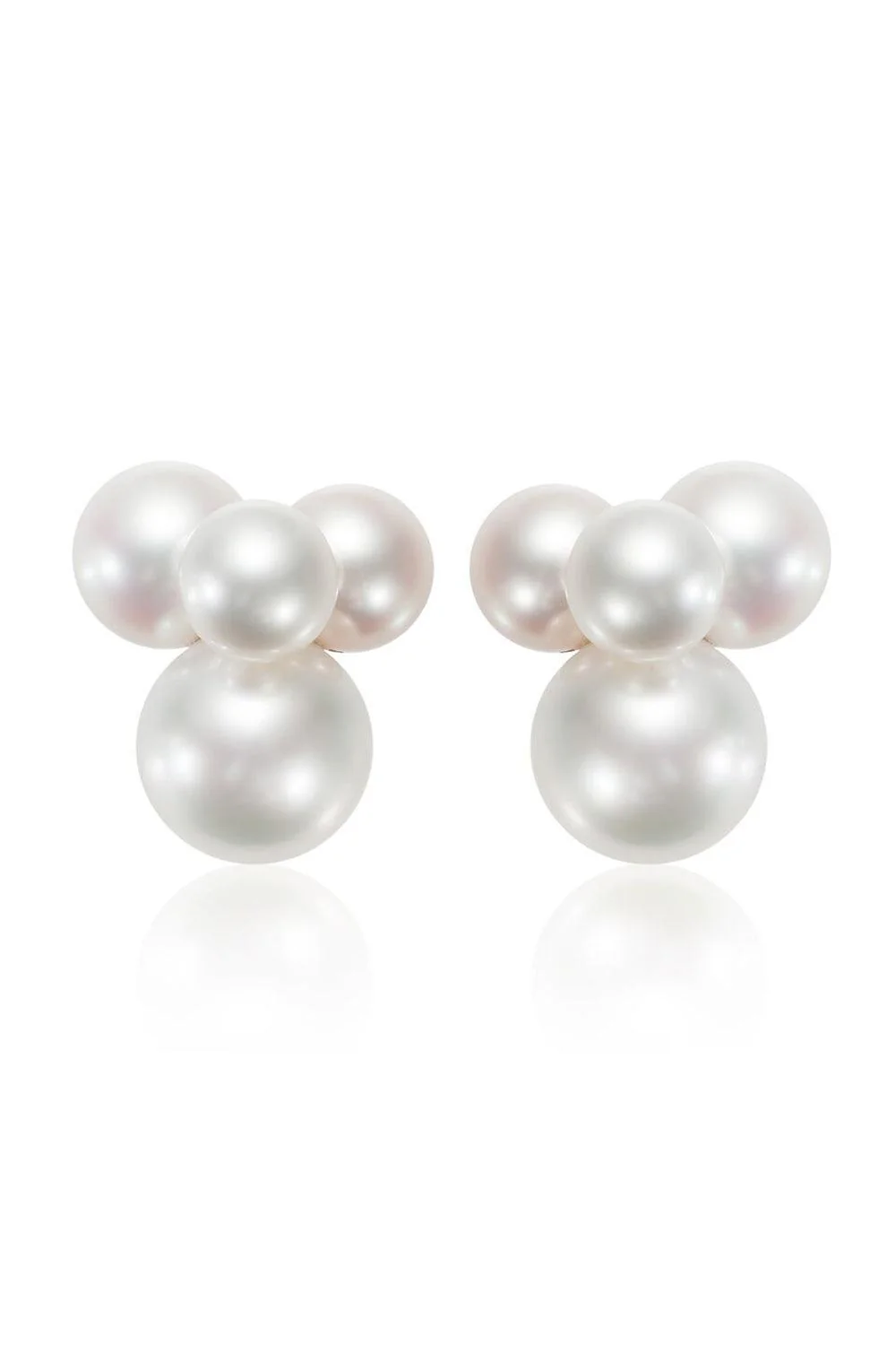 Small Bubble White South Sea Pearl Earrings