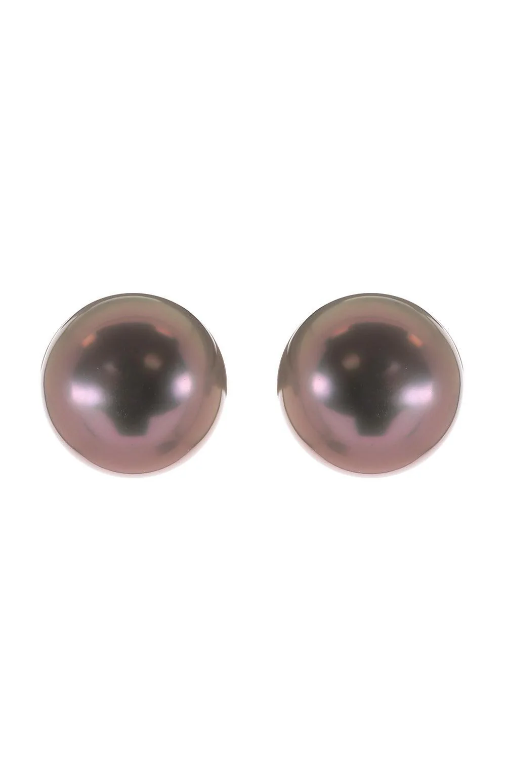 Tahitian Cultured Pearl Diamond Earrings