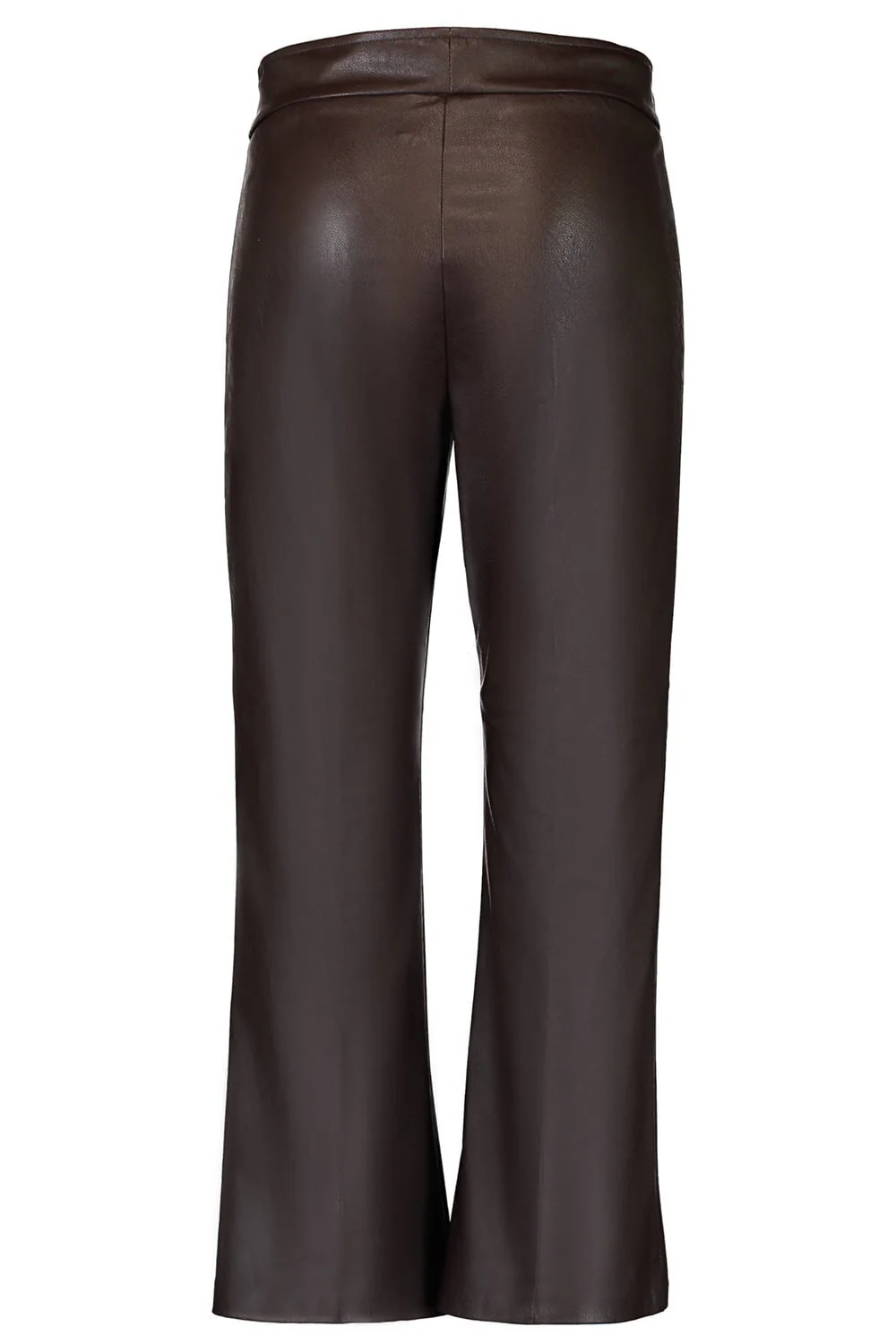 Leo Crop Flare Pant - Brown - Image 5