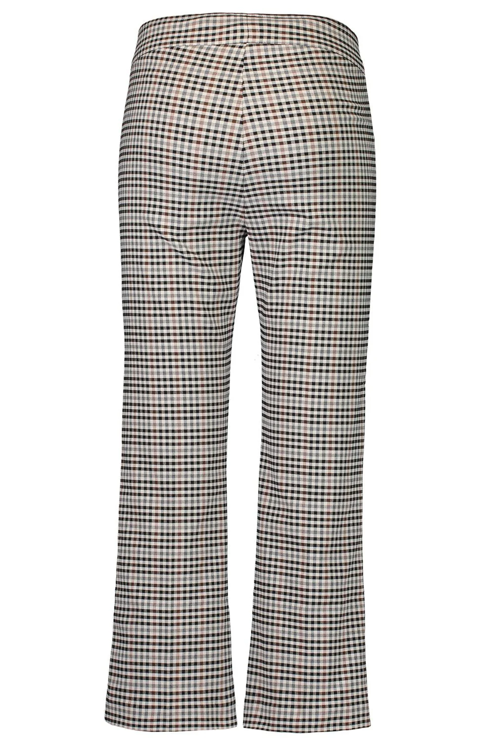 Leo Crop Flare Pant - Check - Image 4