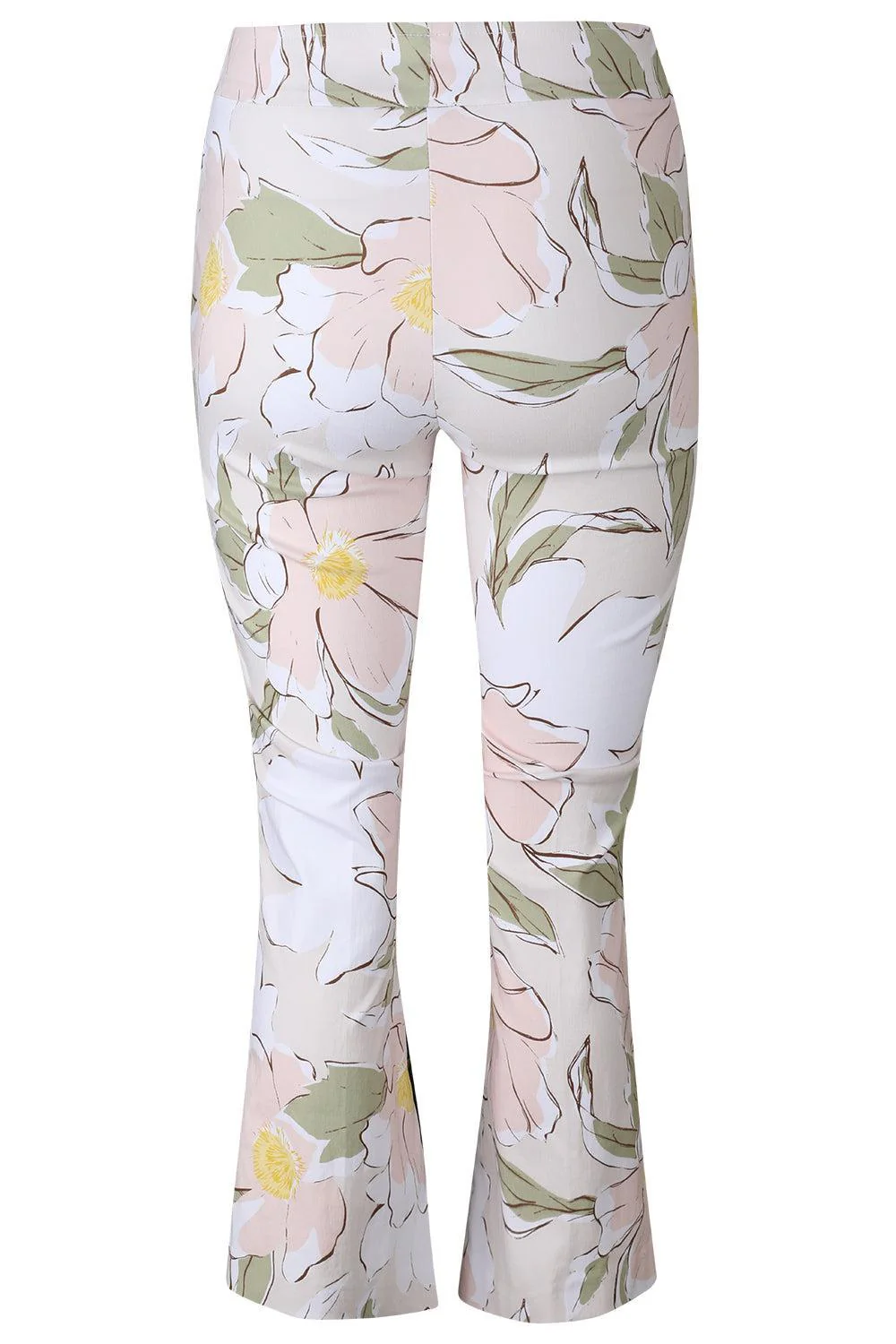 Leo Crop Flare Pant - Floral Petal - Image 5