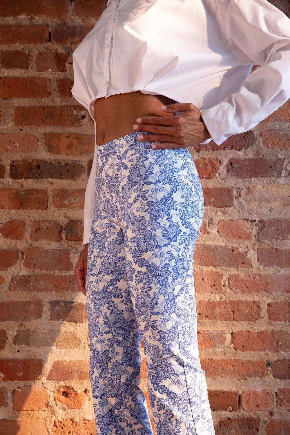 Leo Crop Flare Pant - Paisley - Image 3