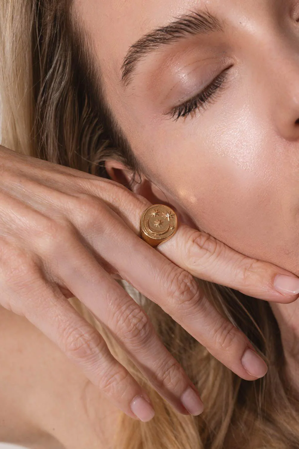 Cosmic Signet Coin Ring - Image 4