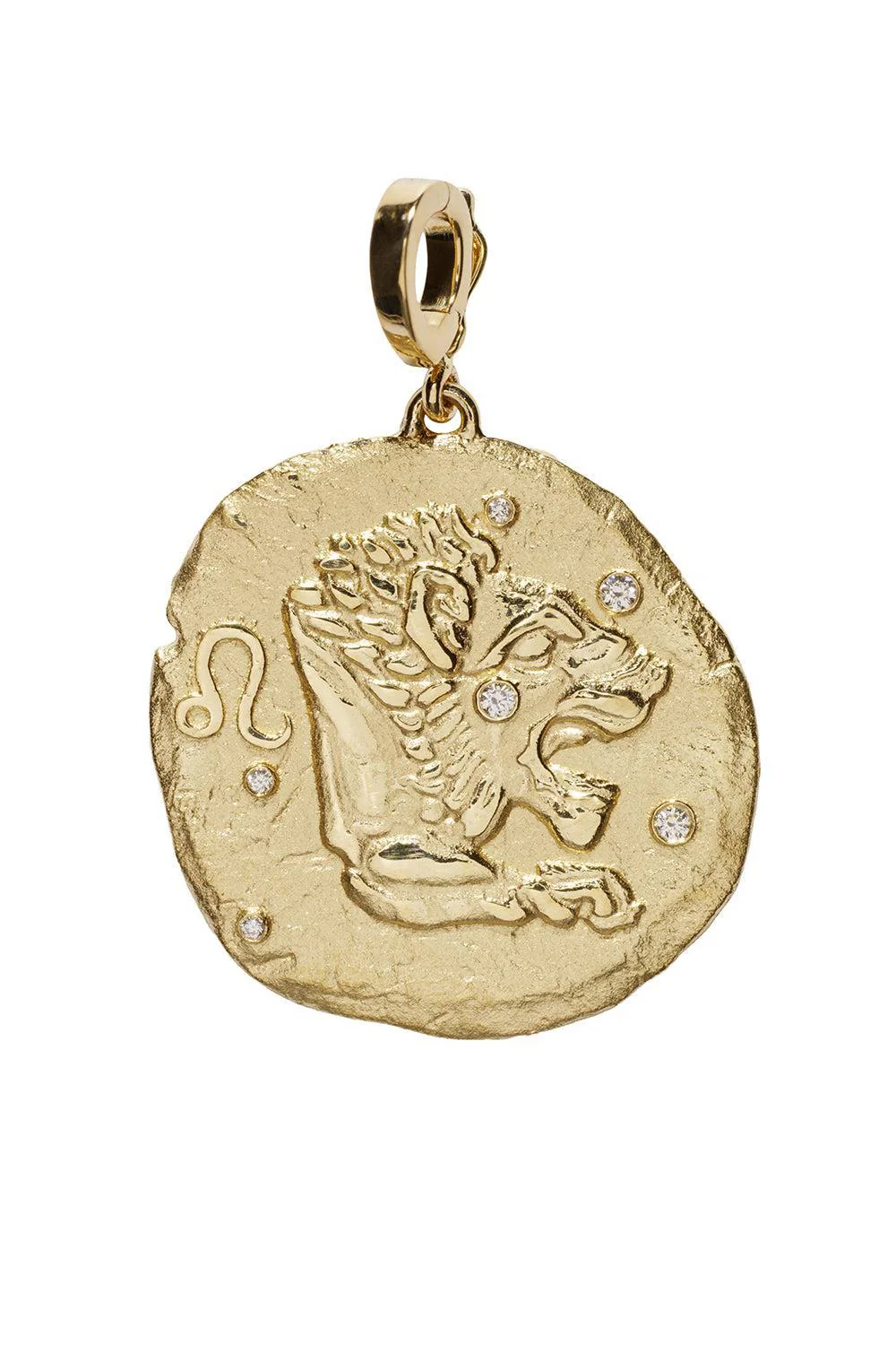 Diamond Of The Stars Leo Large Coin Charm