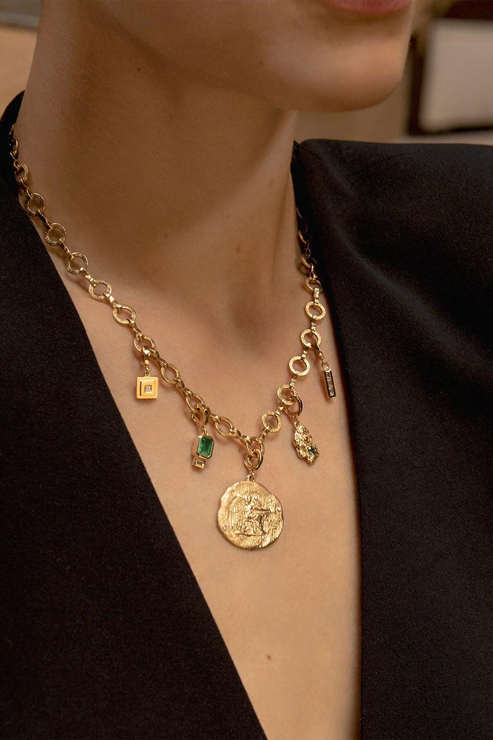 Diamond Of The Stars Virgo Large Coin Charm - Image 2