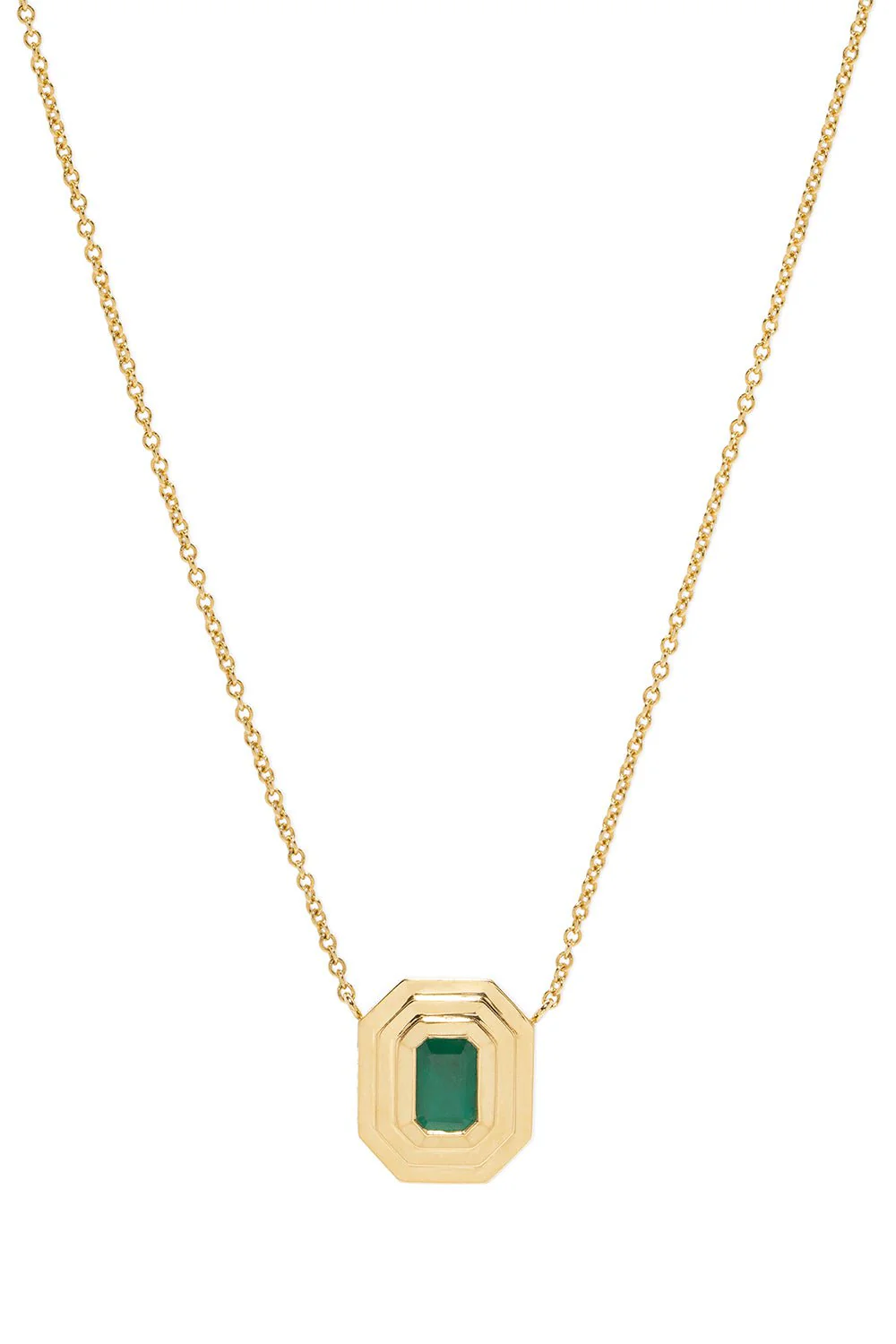 Emerald Staircase Necklace