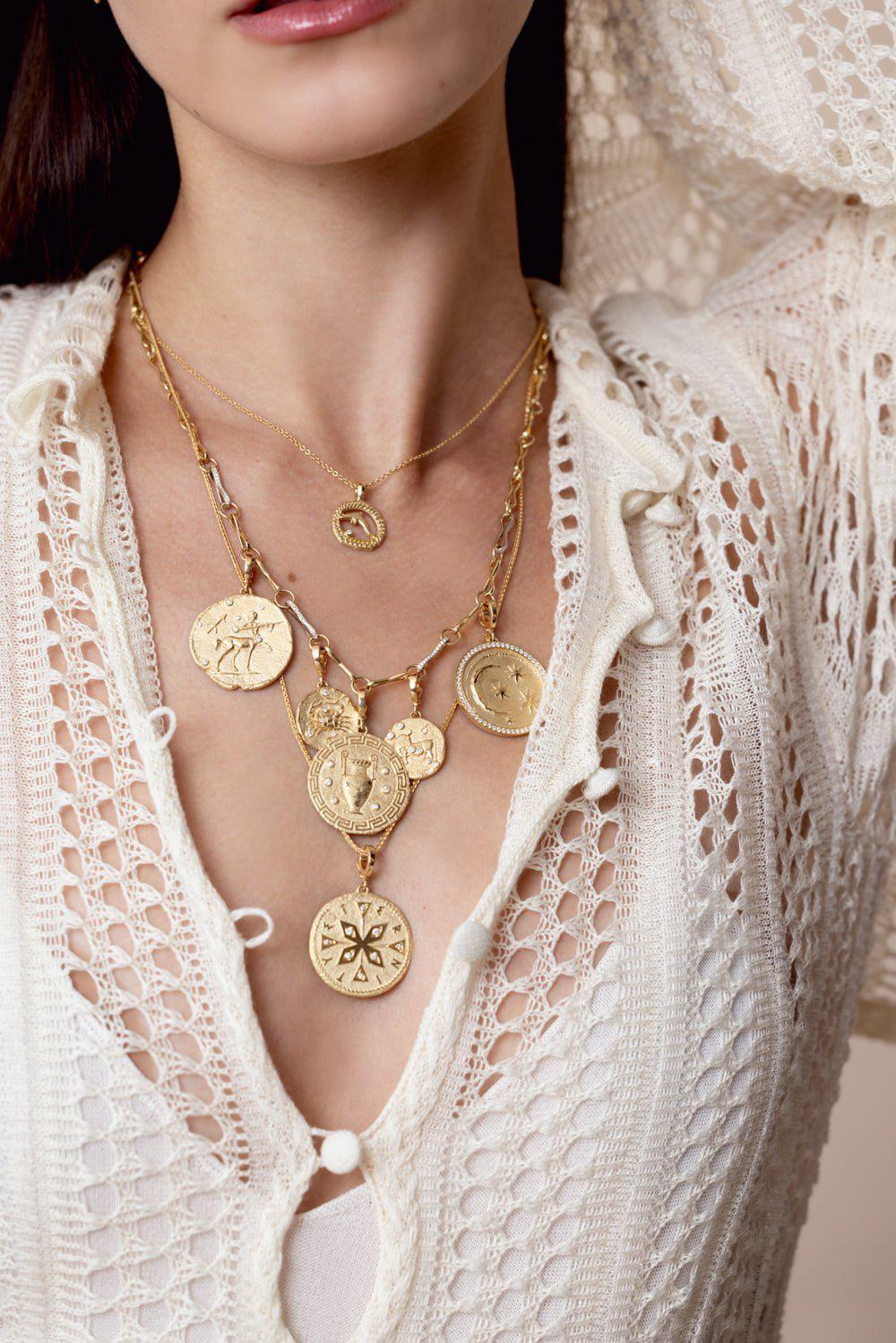 Of The Sea Petite Coin Necklace - Image 4