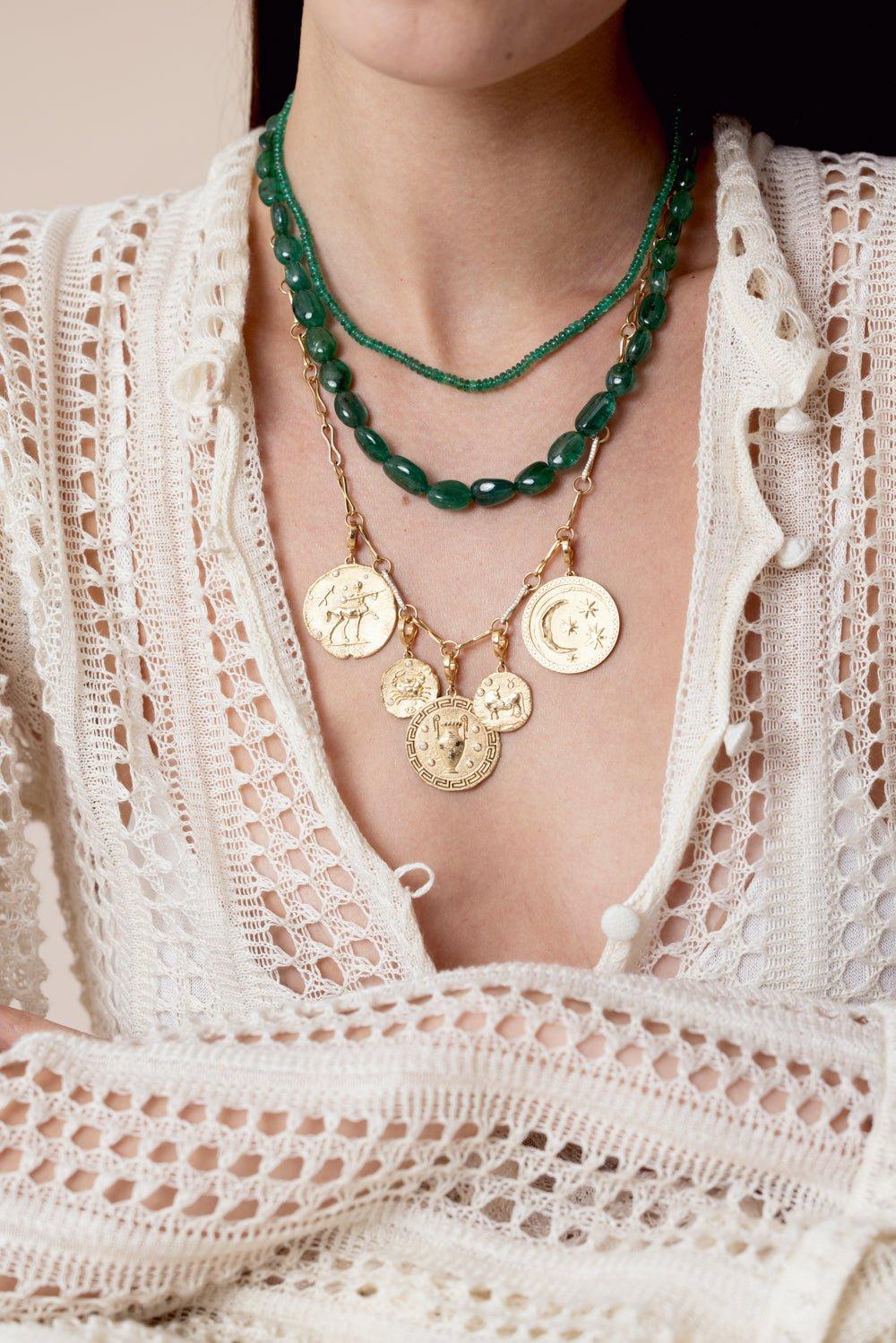 Of The Star Large Sagittarius Coin Pendant - Image 3