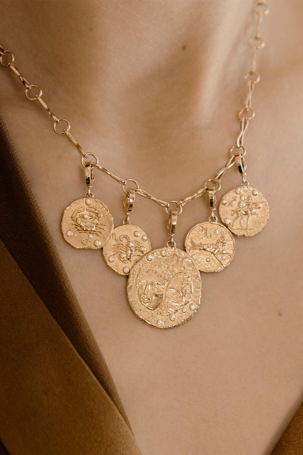 Of The Stars Large Scorpio Coin Pendant - Image 2