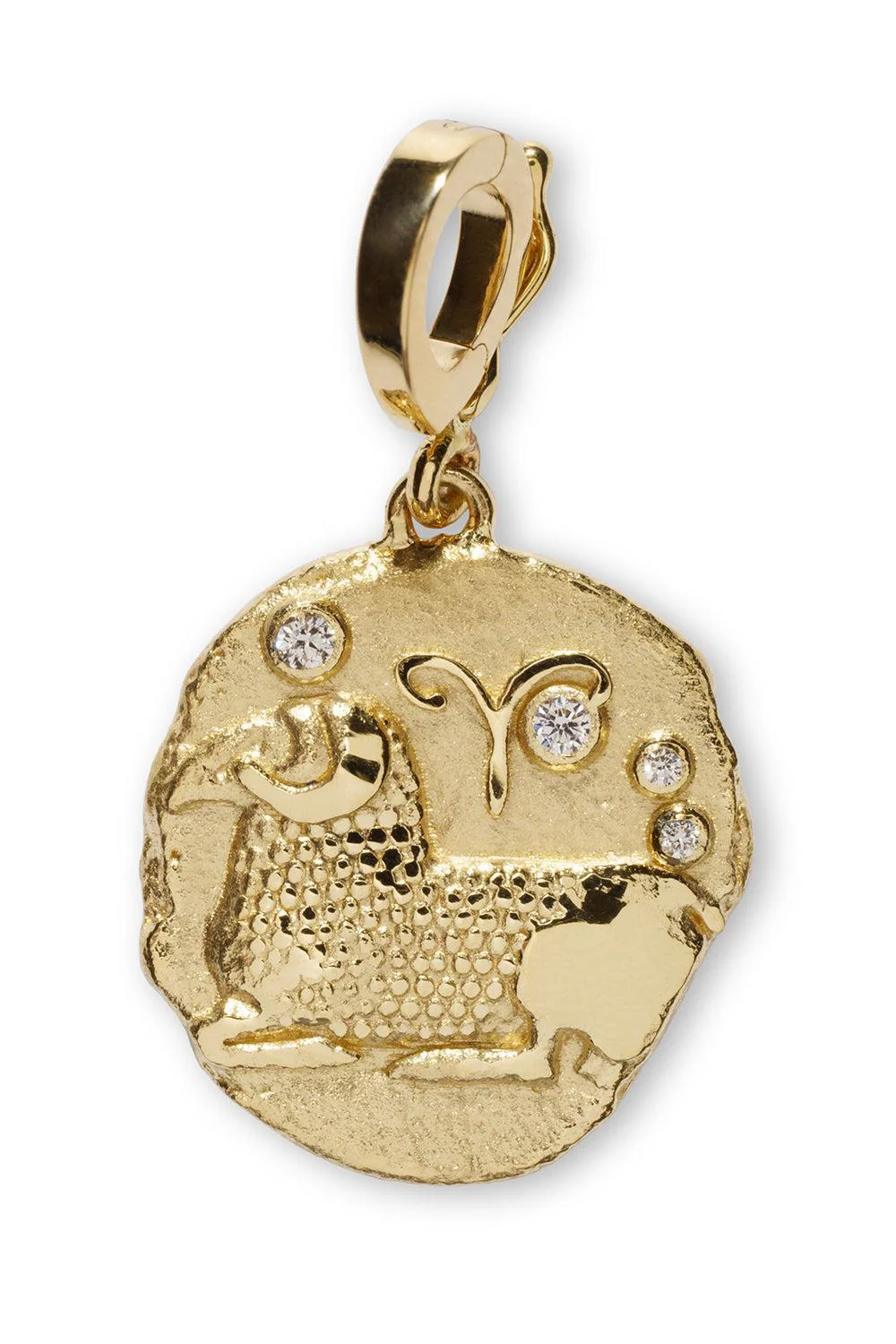 Of The Stars Small Aries Coin Pendant