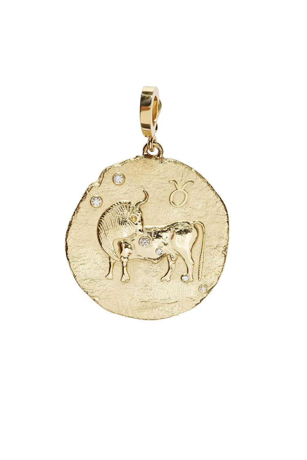 Of The Stars Taurus Large Coin Charm