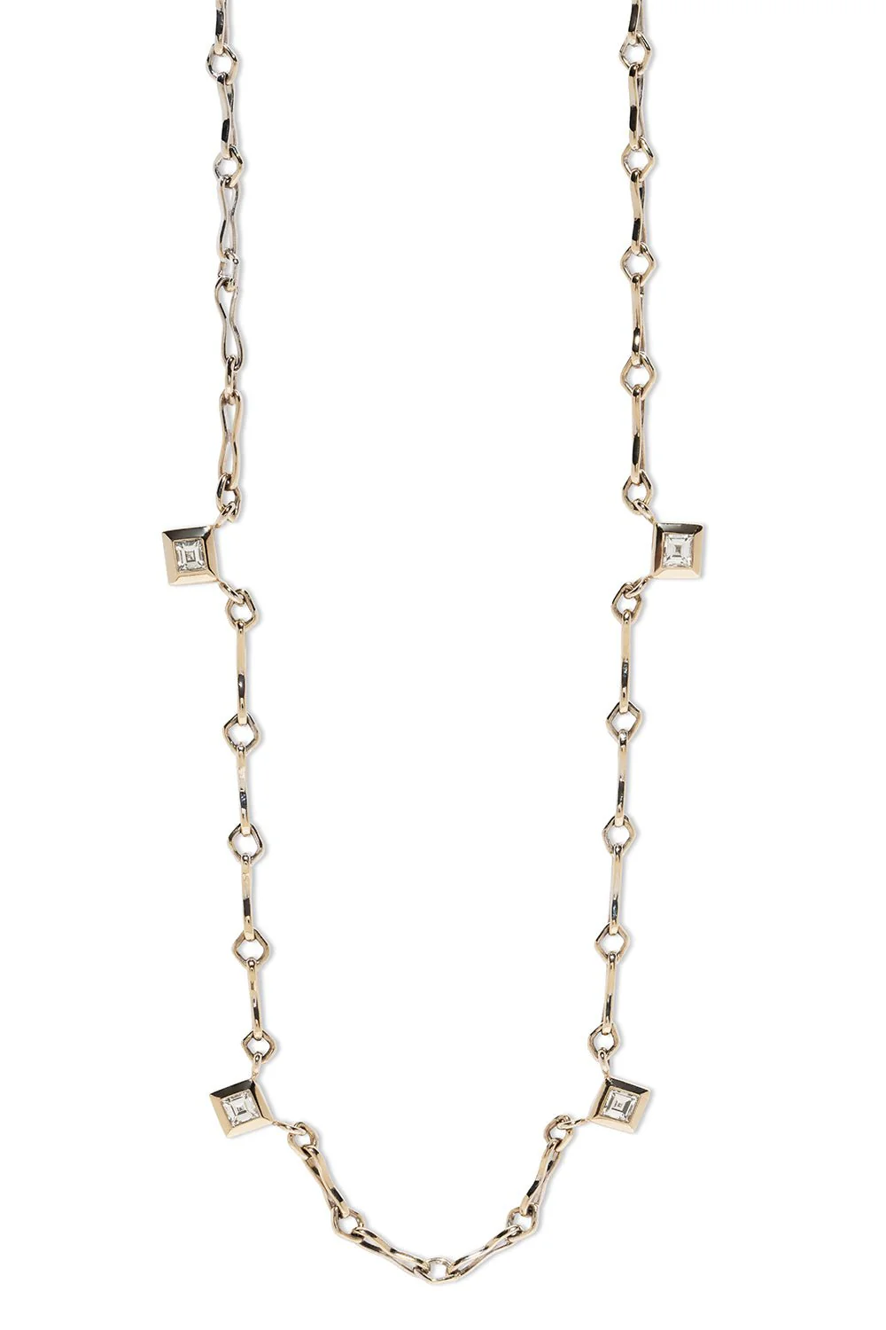 Small Lozenge Link Diamond Chain