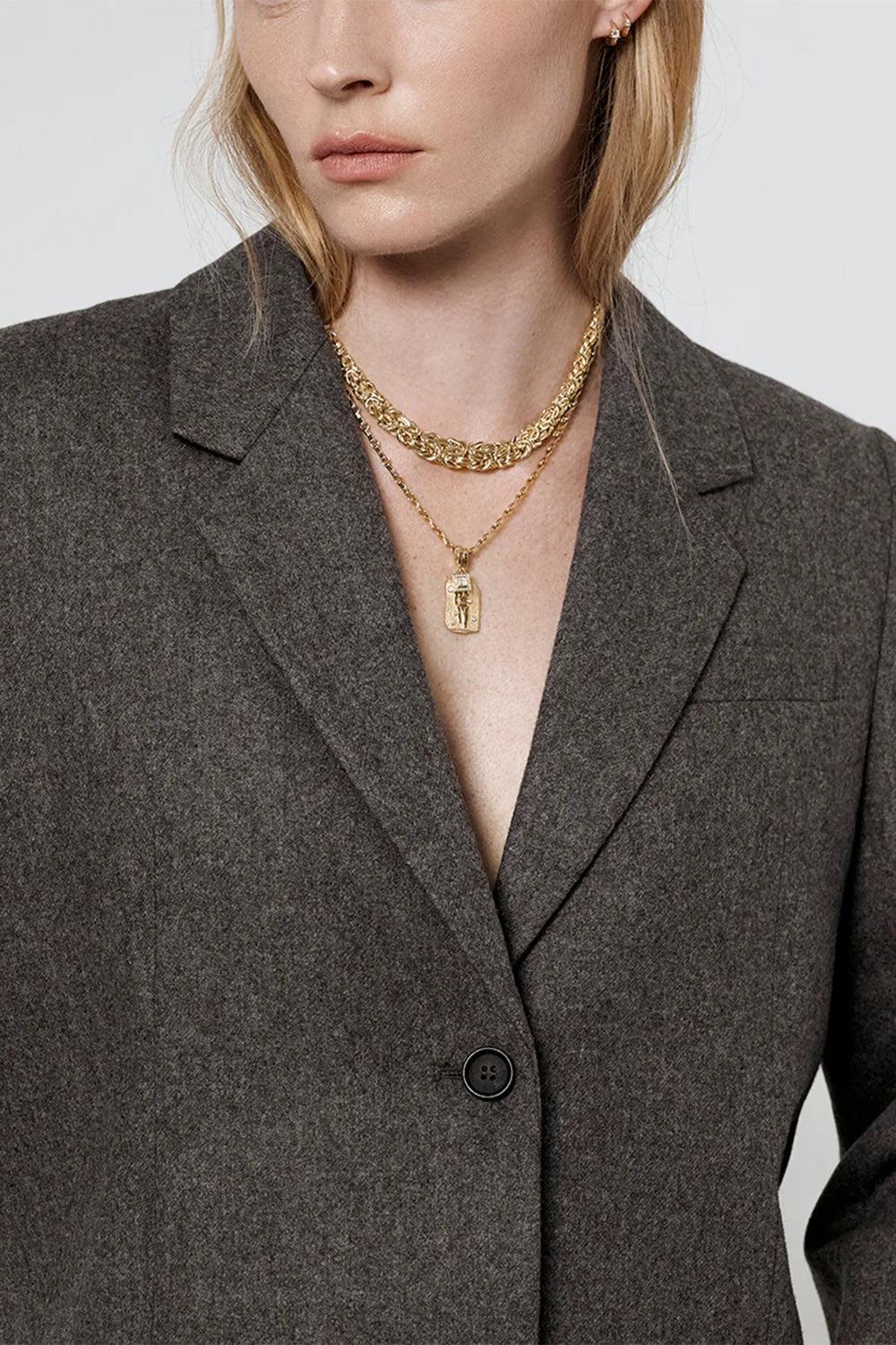 Small Motif Double Link Chain - Image 2