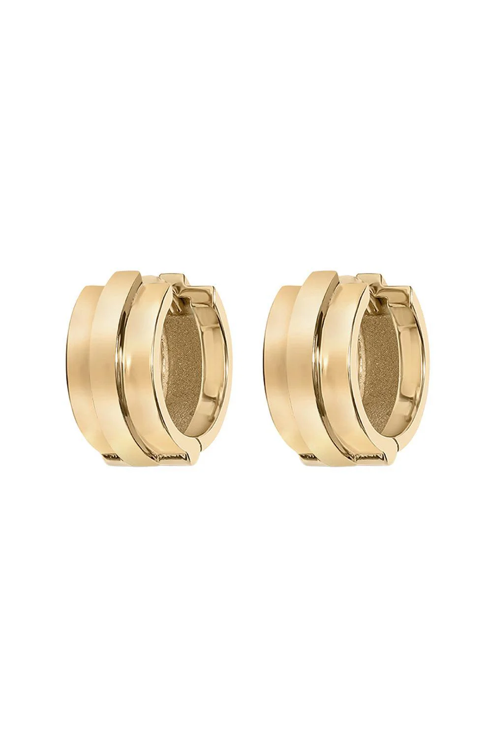 Staircase 3-Tier Huggie Earrings
