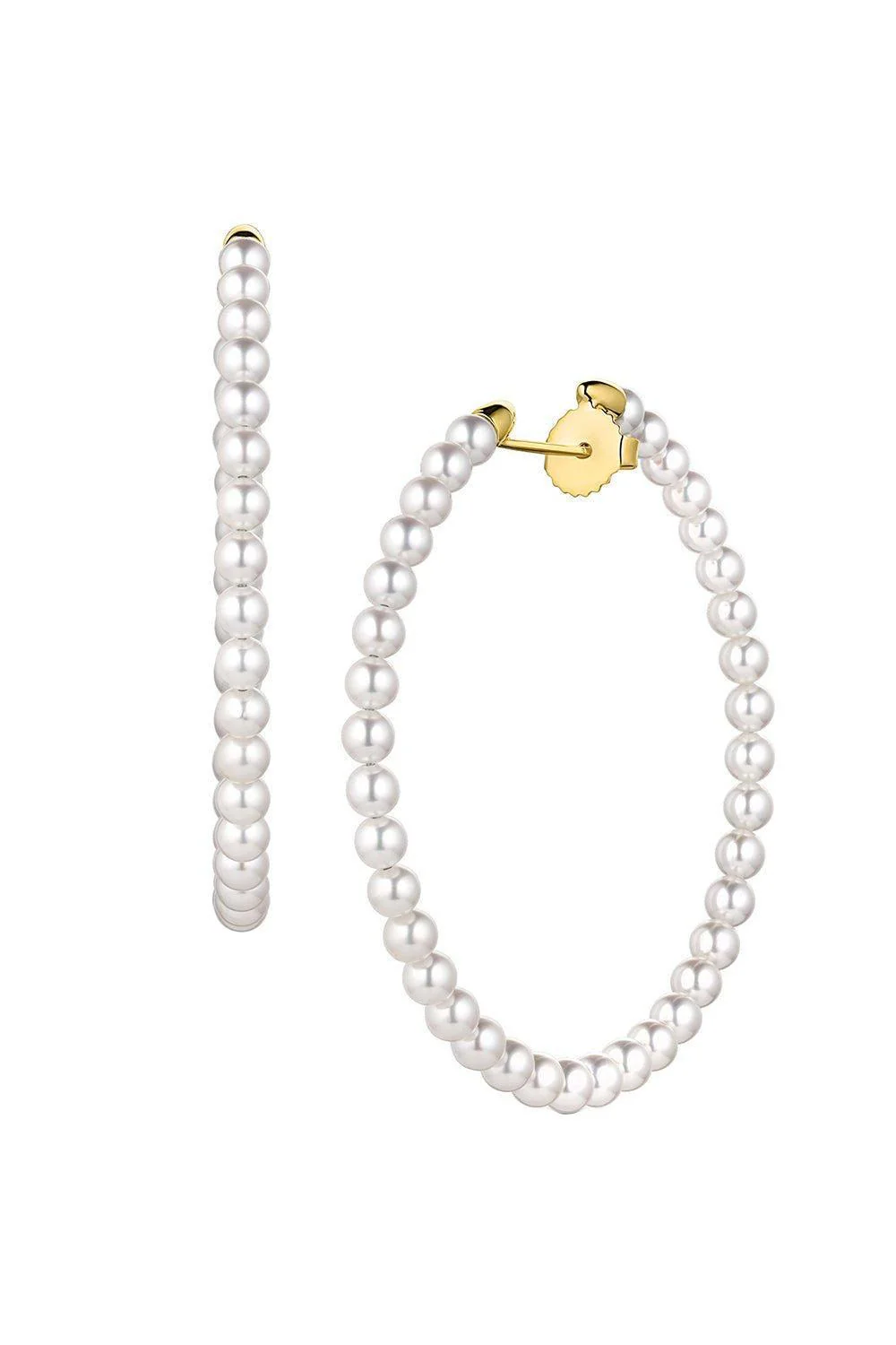 Akoya Hoop Earrings