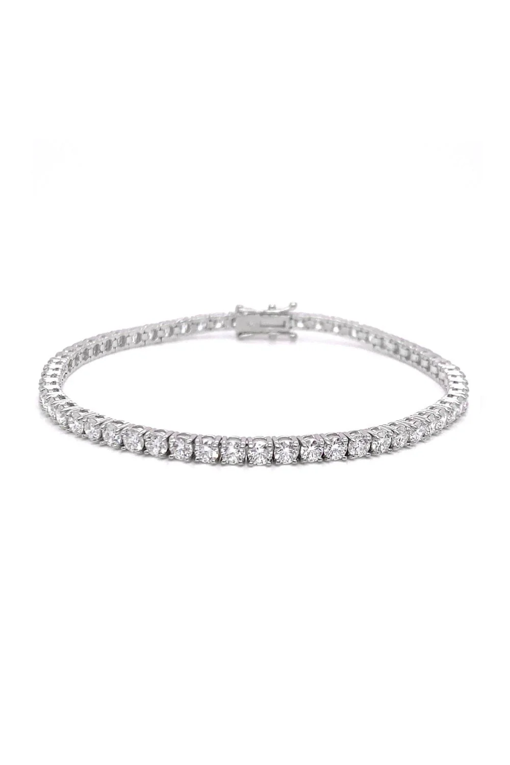 Diamond Tennis Bracelet - White Gold