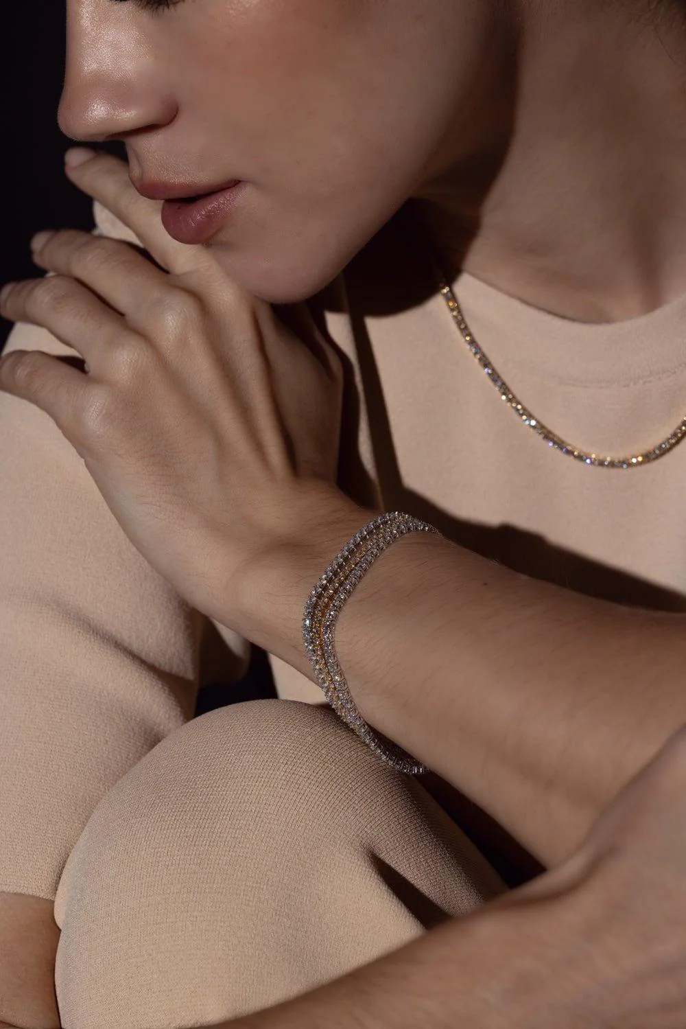 Diamond Tennis Bracelet - White Gold - Image 2