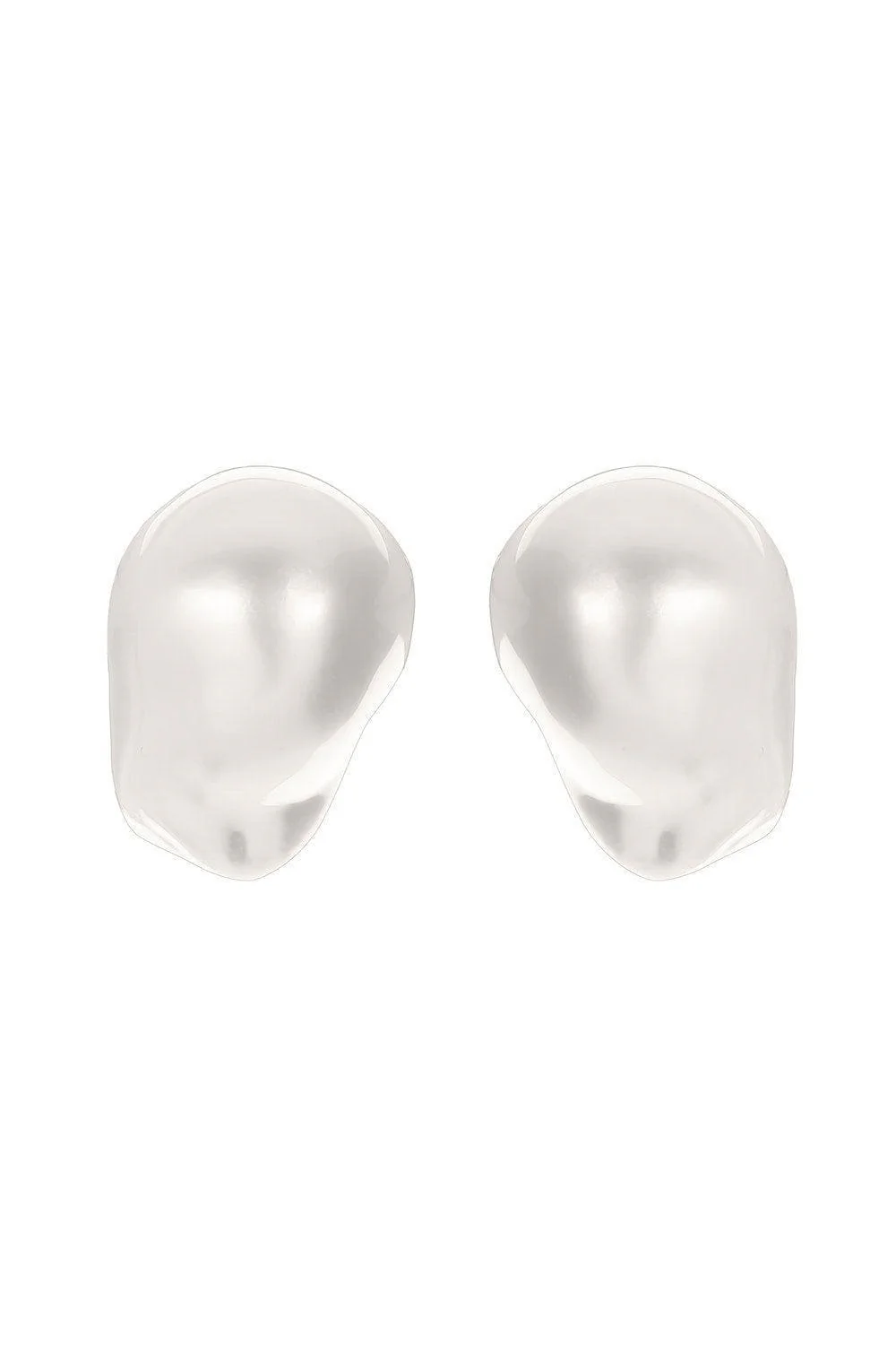 South Sea Baroque Pearl Stud Earrings - 14mm