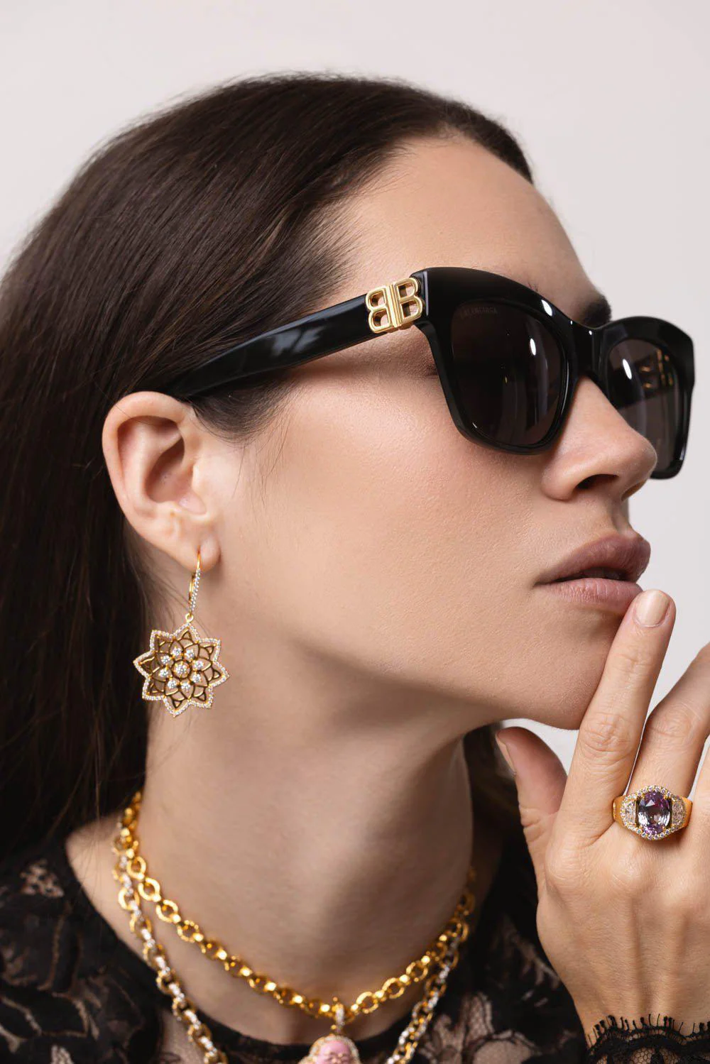 Cat Eye Logo Sunglasses - Image 3