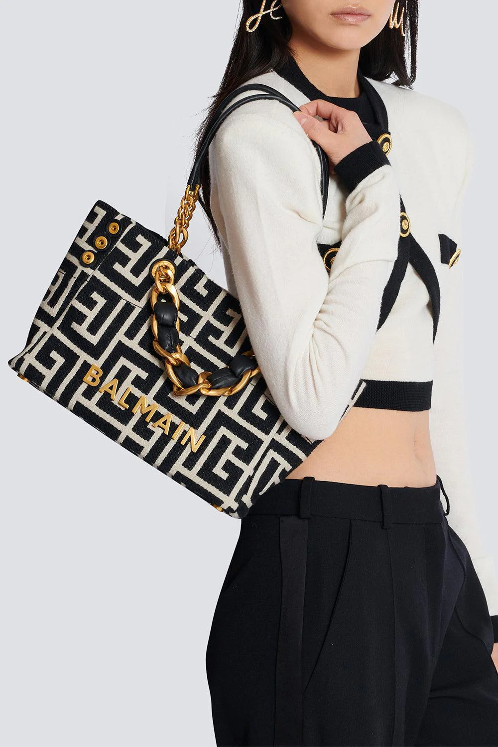 SMALL 1945 SOFT CABAS MONOGRAM HANDBAG - Image 2