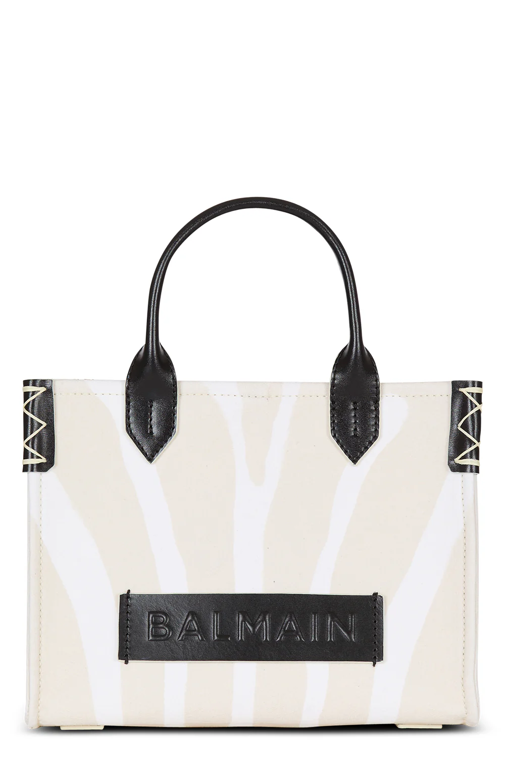 Small B-Army Shopper - Zebra Canvas