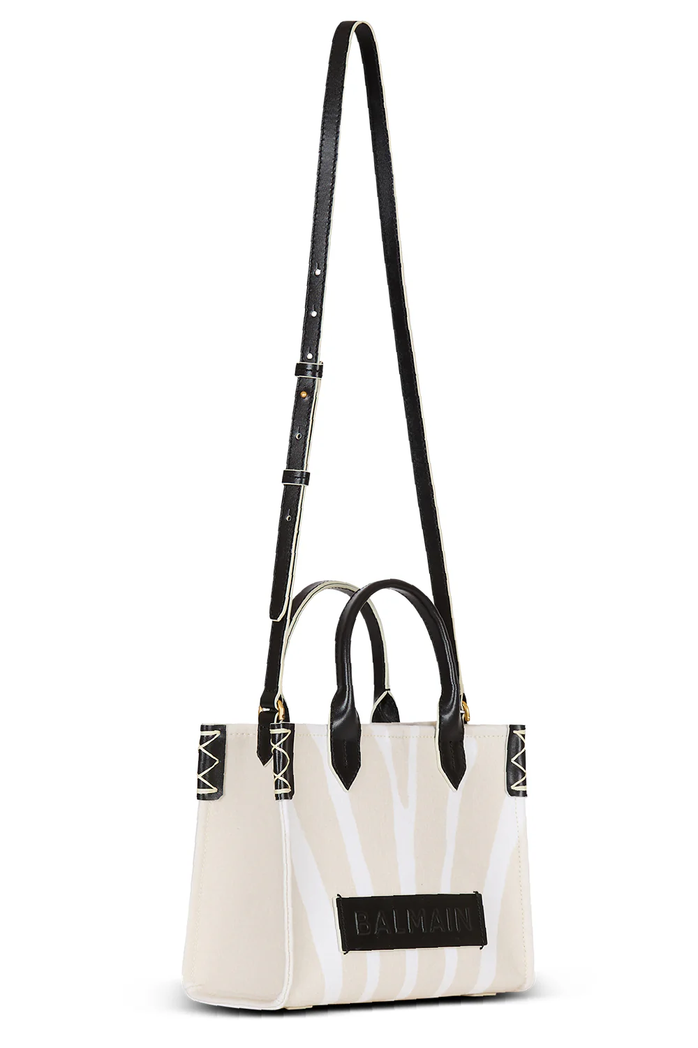 Small B-Army Shopper - Zebra Canvas - Image 6