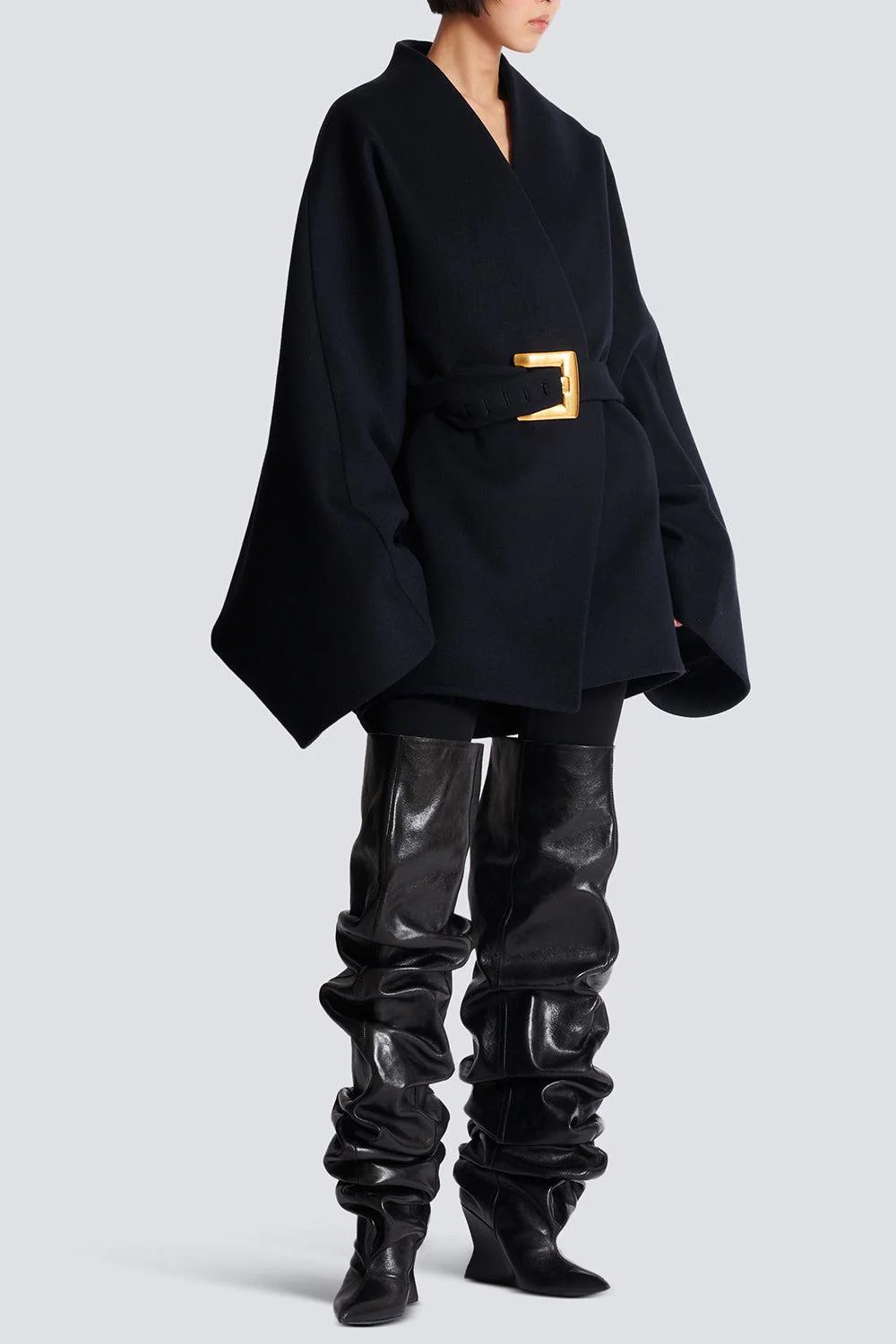 Belted Wrap Coat - Image 6
