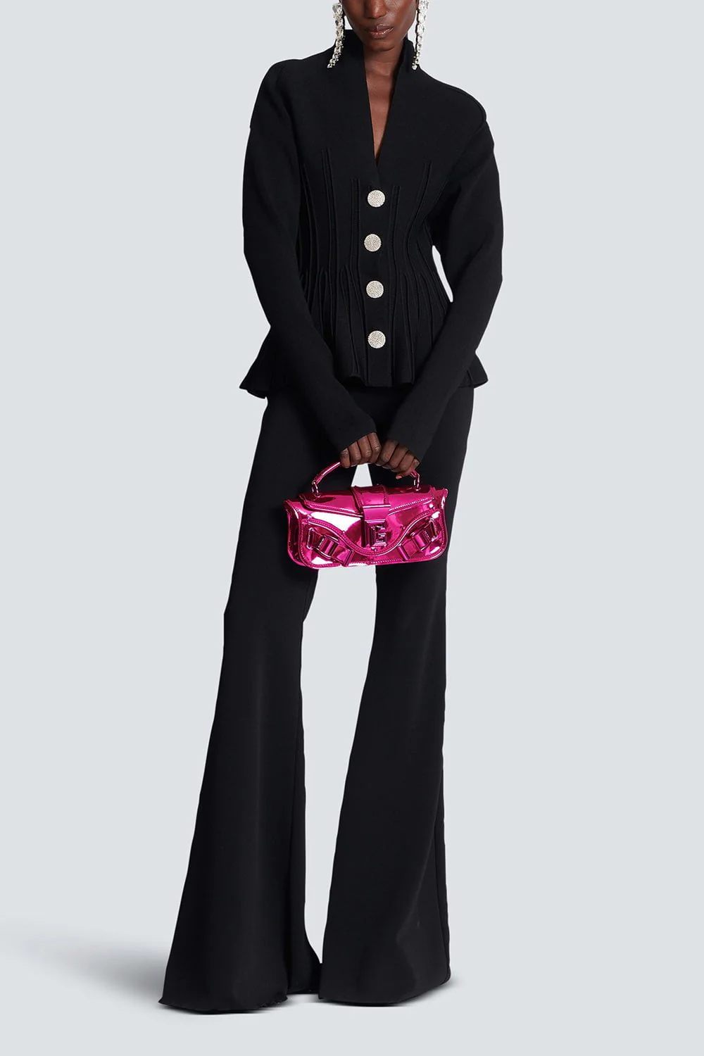 Blaze Pouch Bag - Fuchsia - Image 3