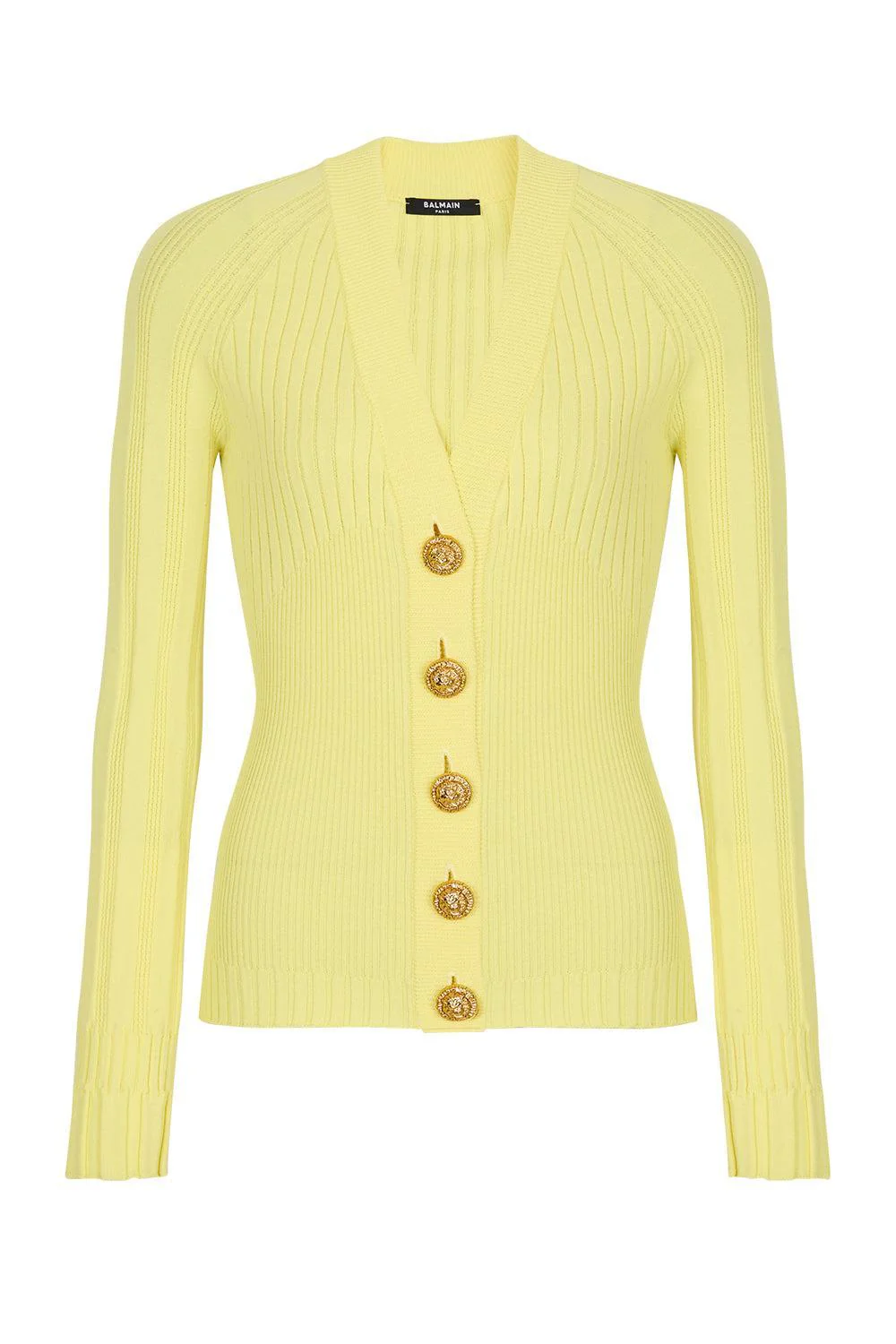 V Neck Light Button Knit Cardigan