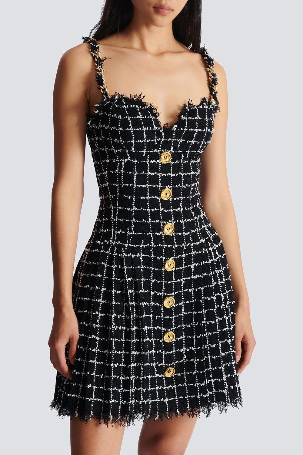 Chain Strap Bustier Dress - Image 4