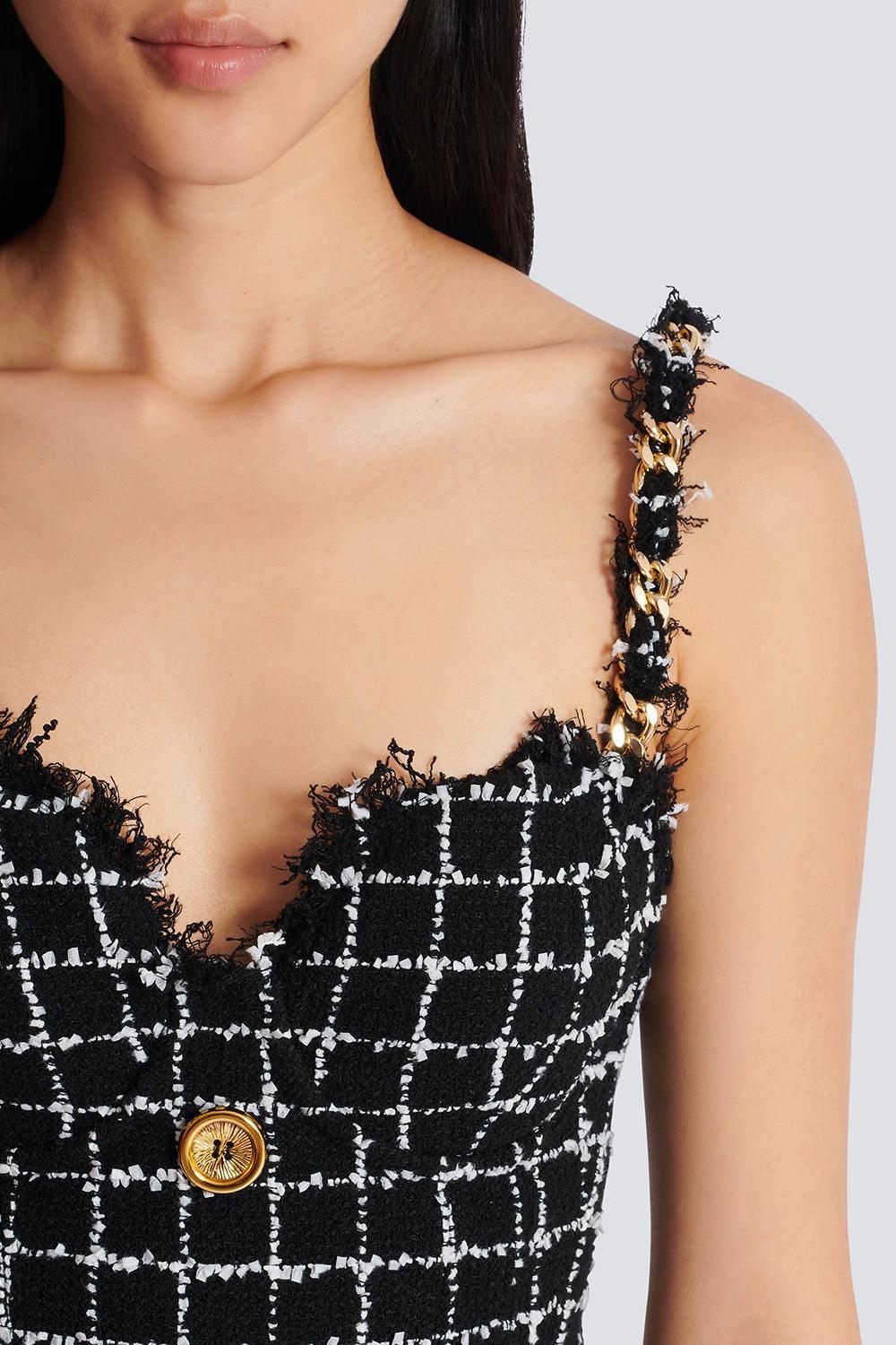 Chain Strap Bustier Dress - Image 5