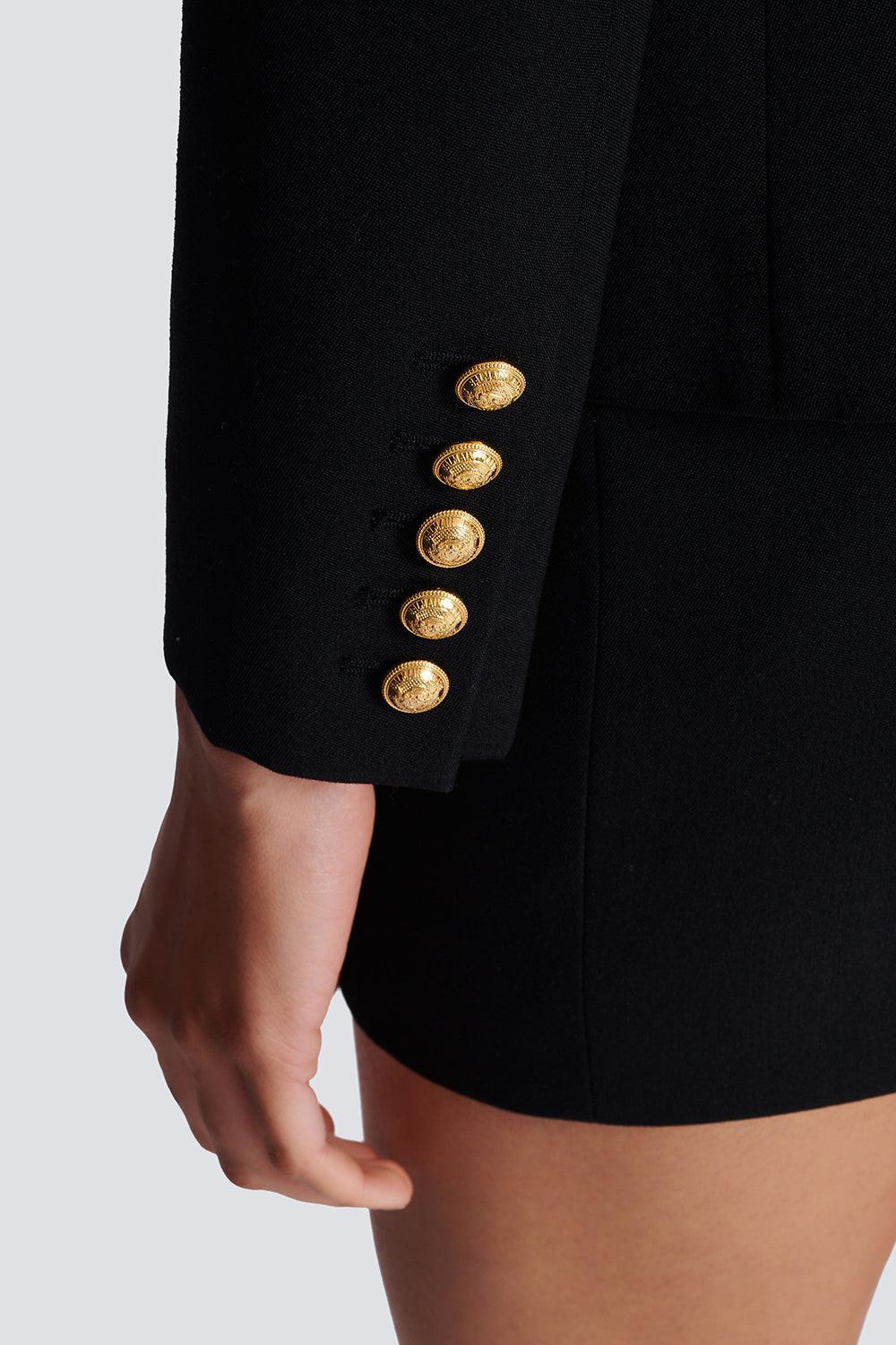 DOUBLE-BREASTED JACKET - NOIR - Image 8
